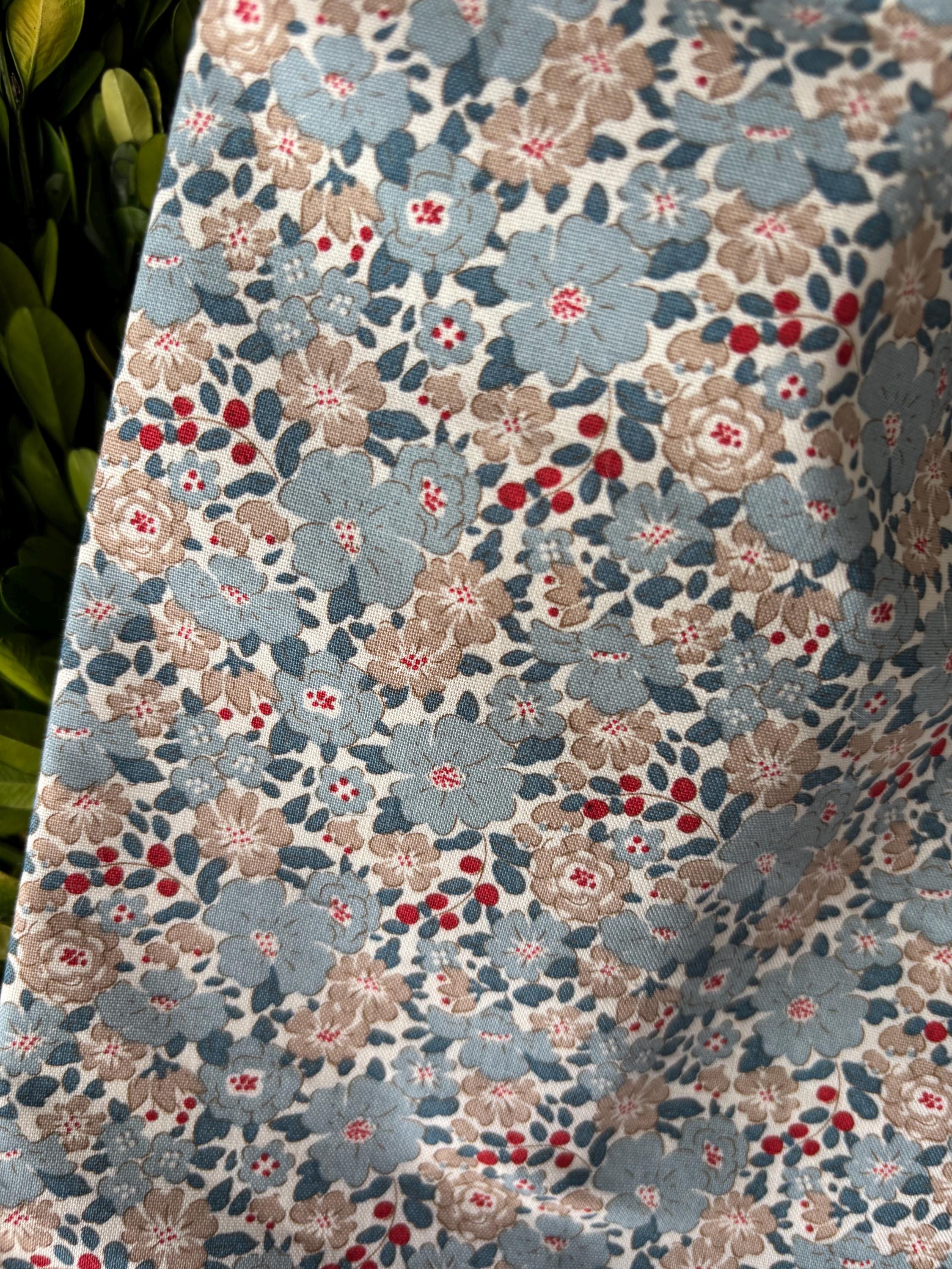 Bleu Petits Fleurs Bow