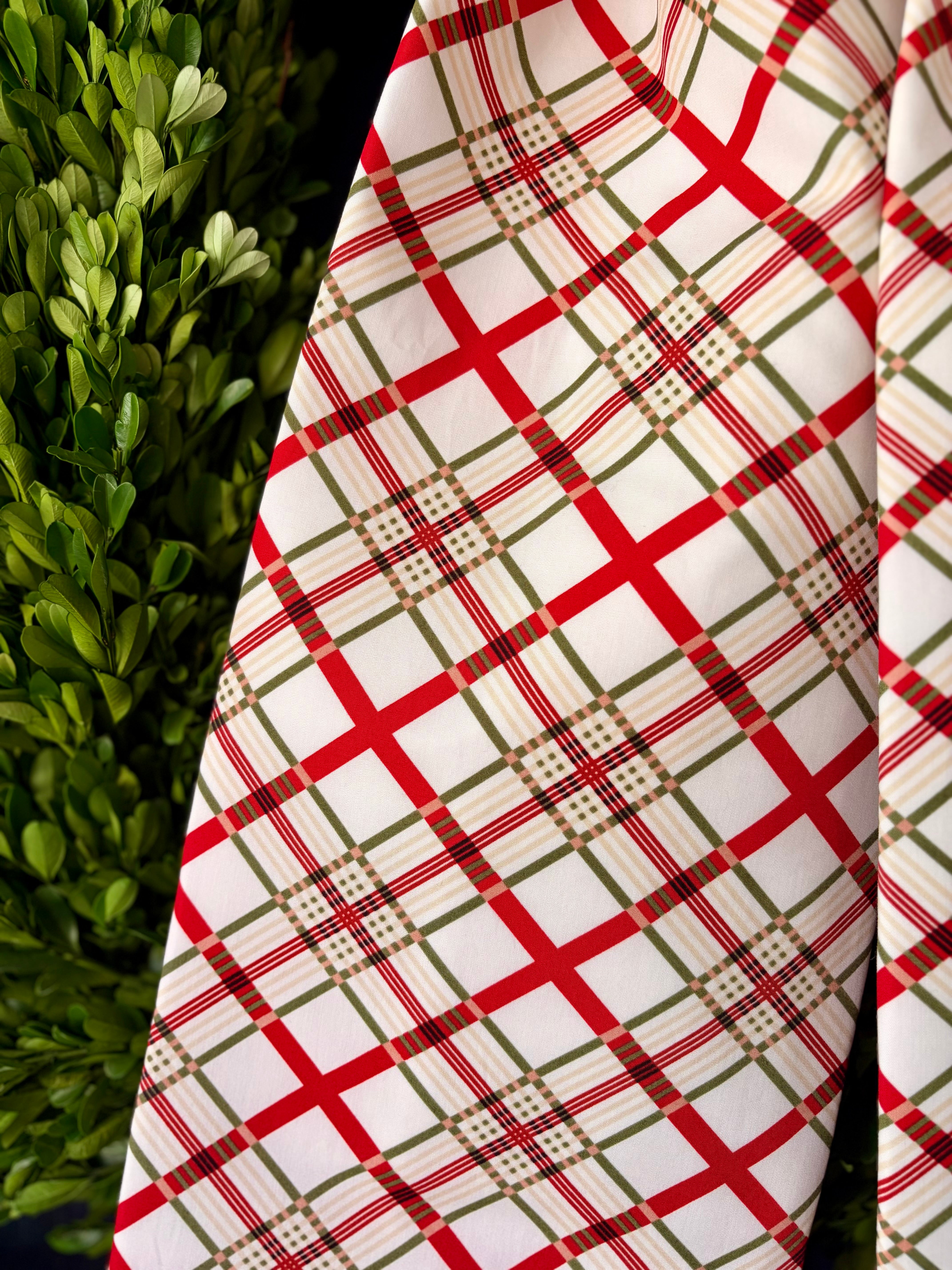 The Holiday House Plaid Bow
