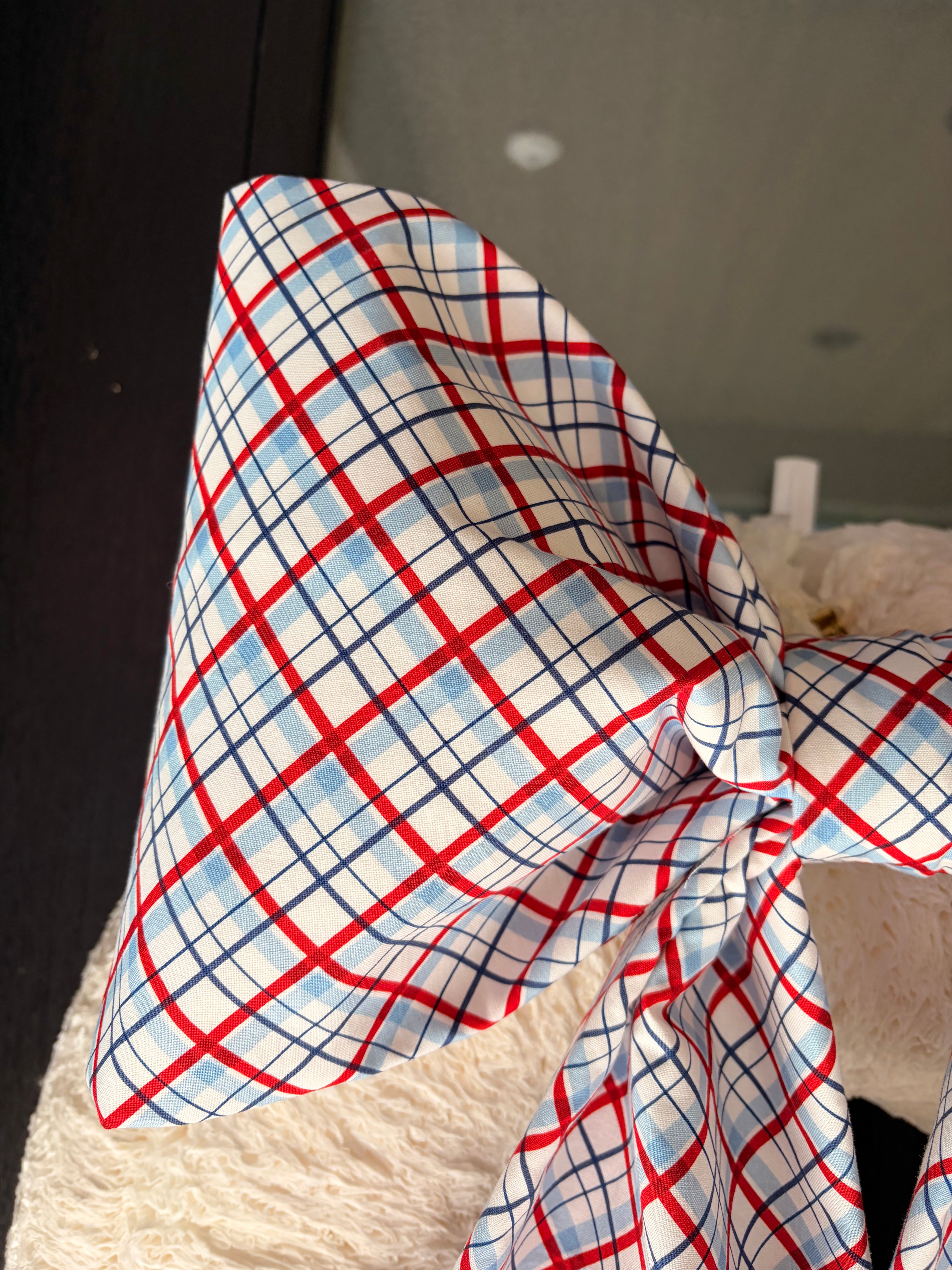 The Americana Estate Plaid Bow