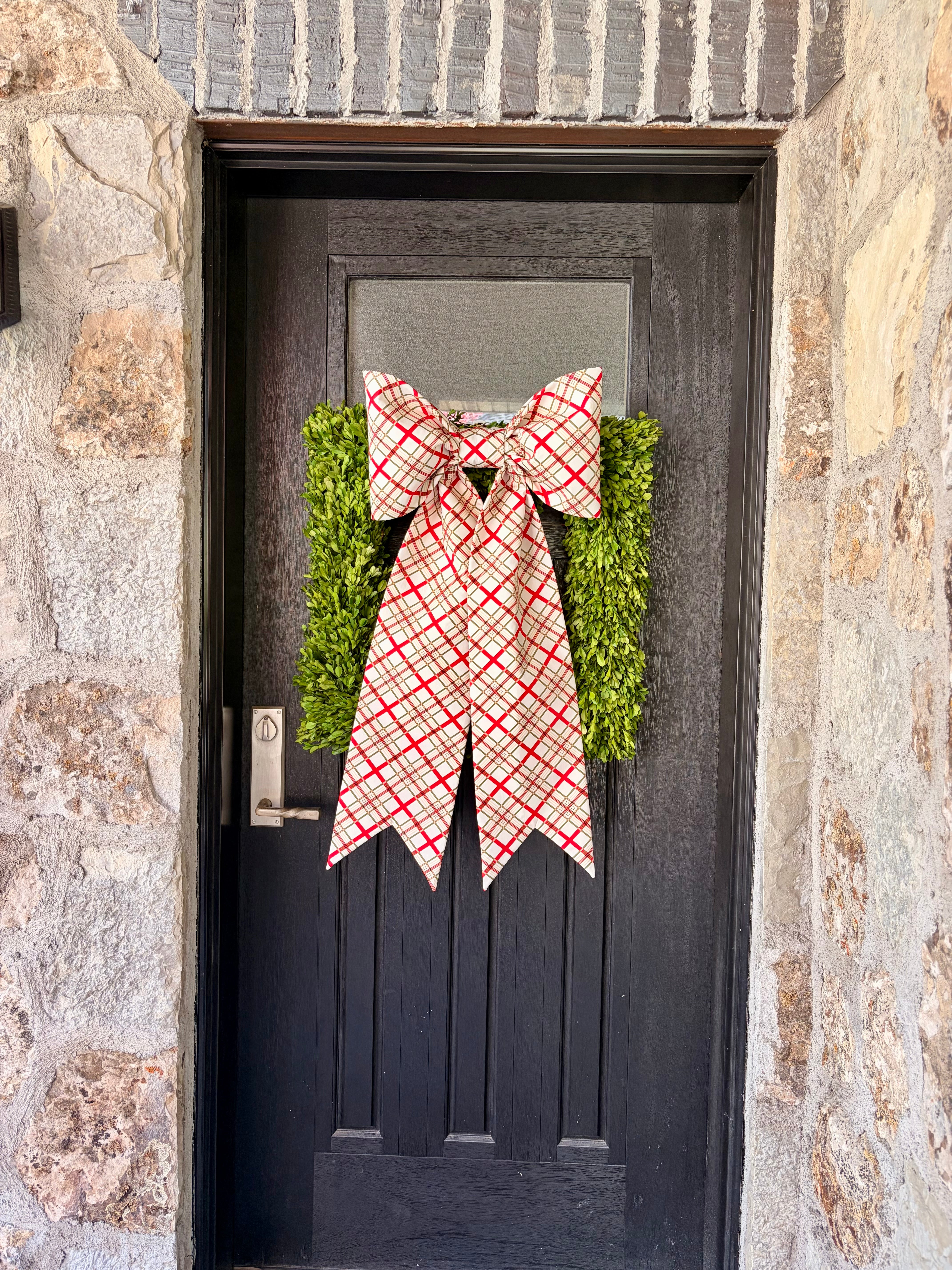 The Holiday House Plaid Bow