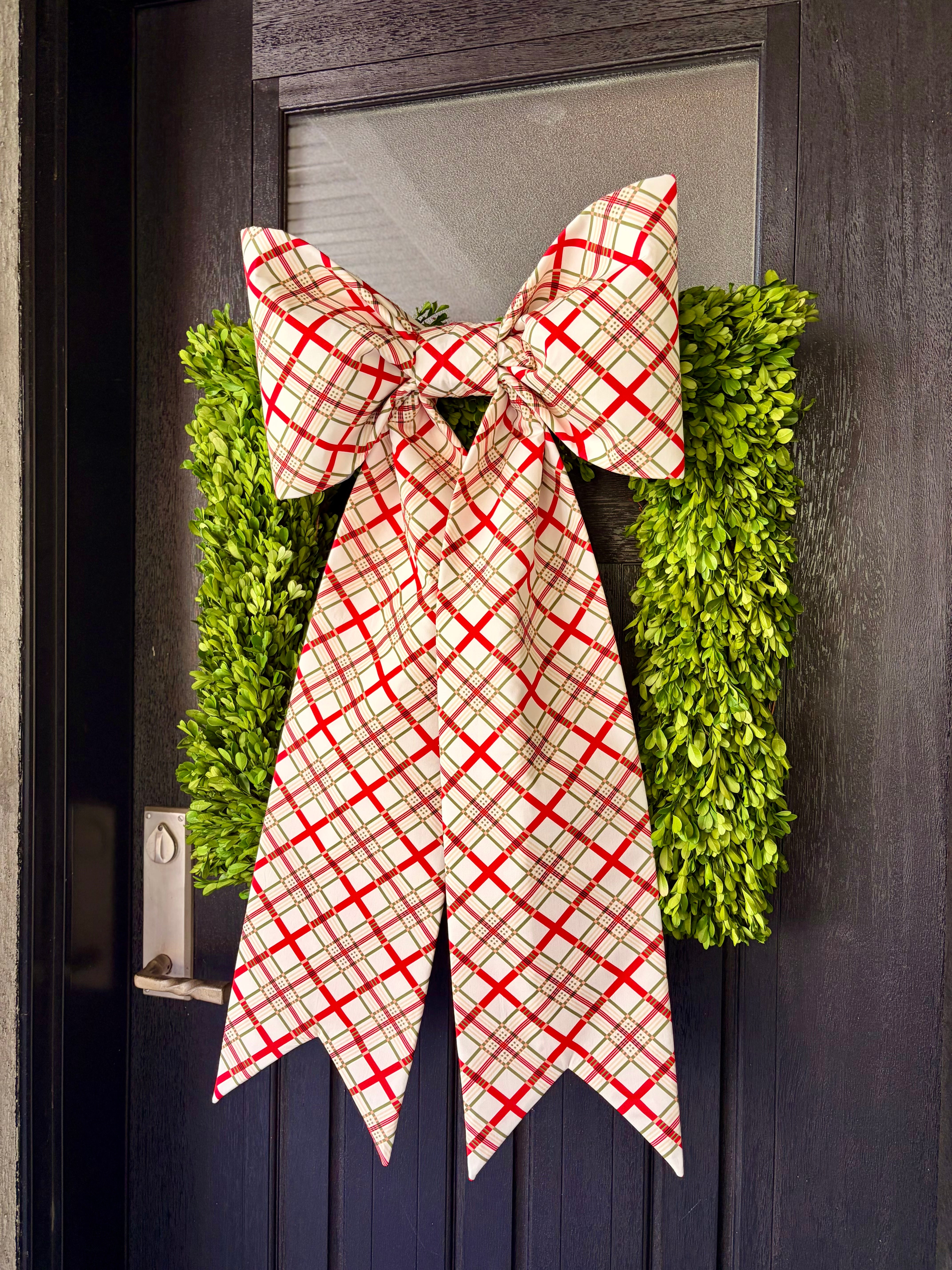 The Holiday House Plaid Bow