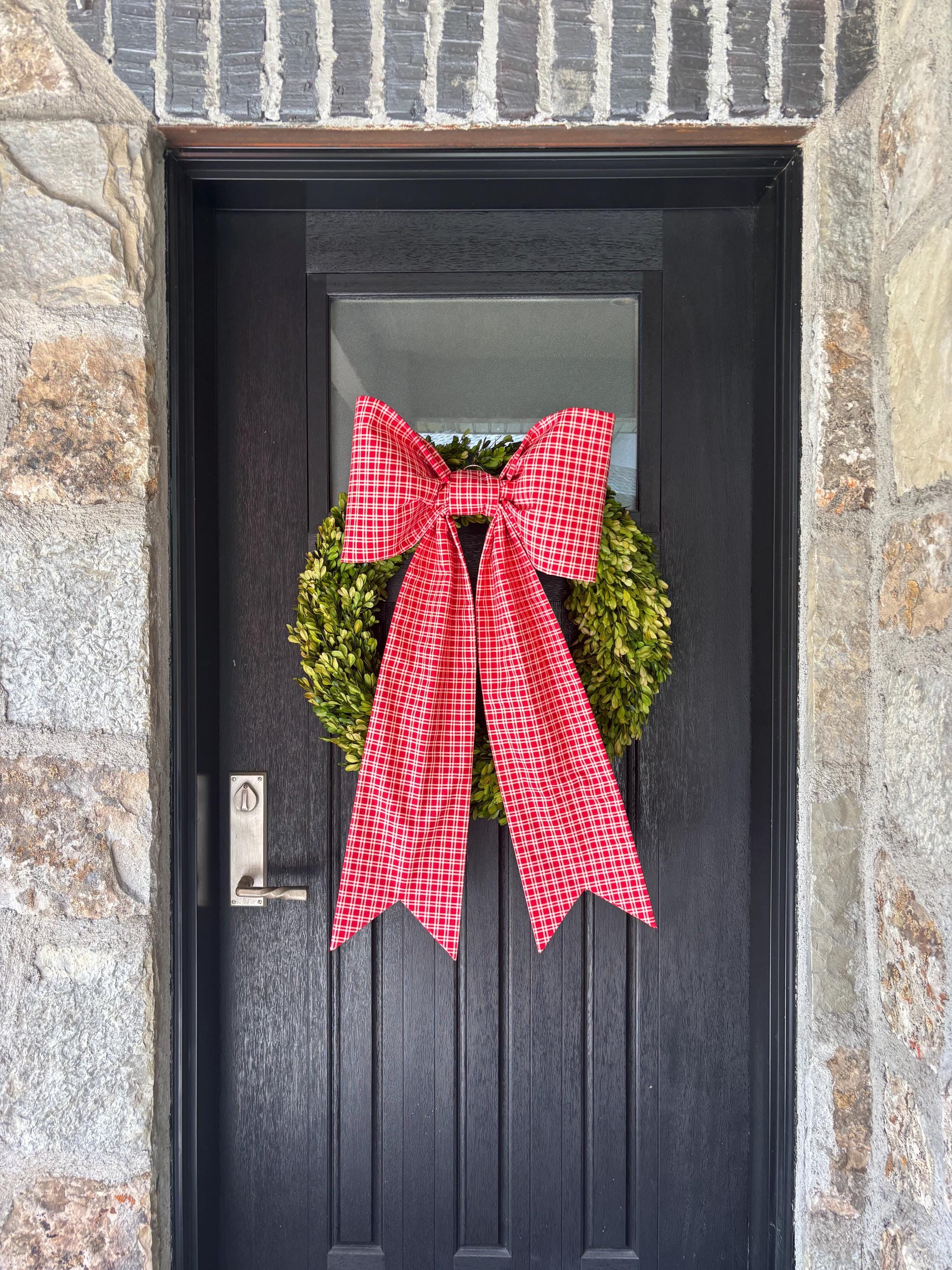 The Signature Red Plaid Bow