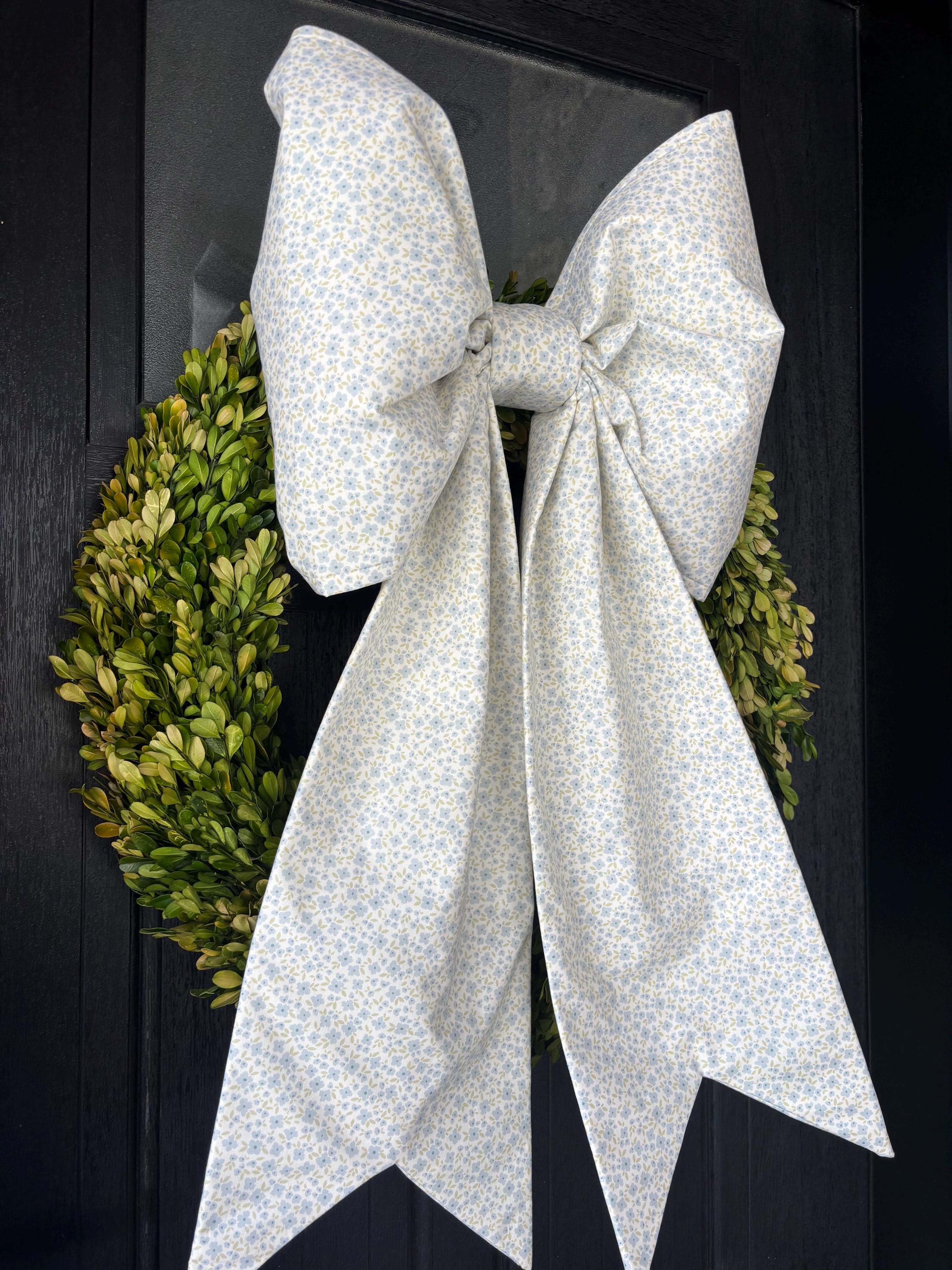 Bleu English Garden Bow