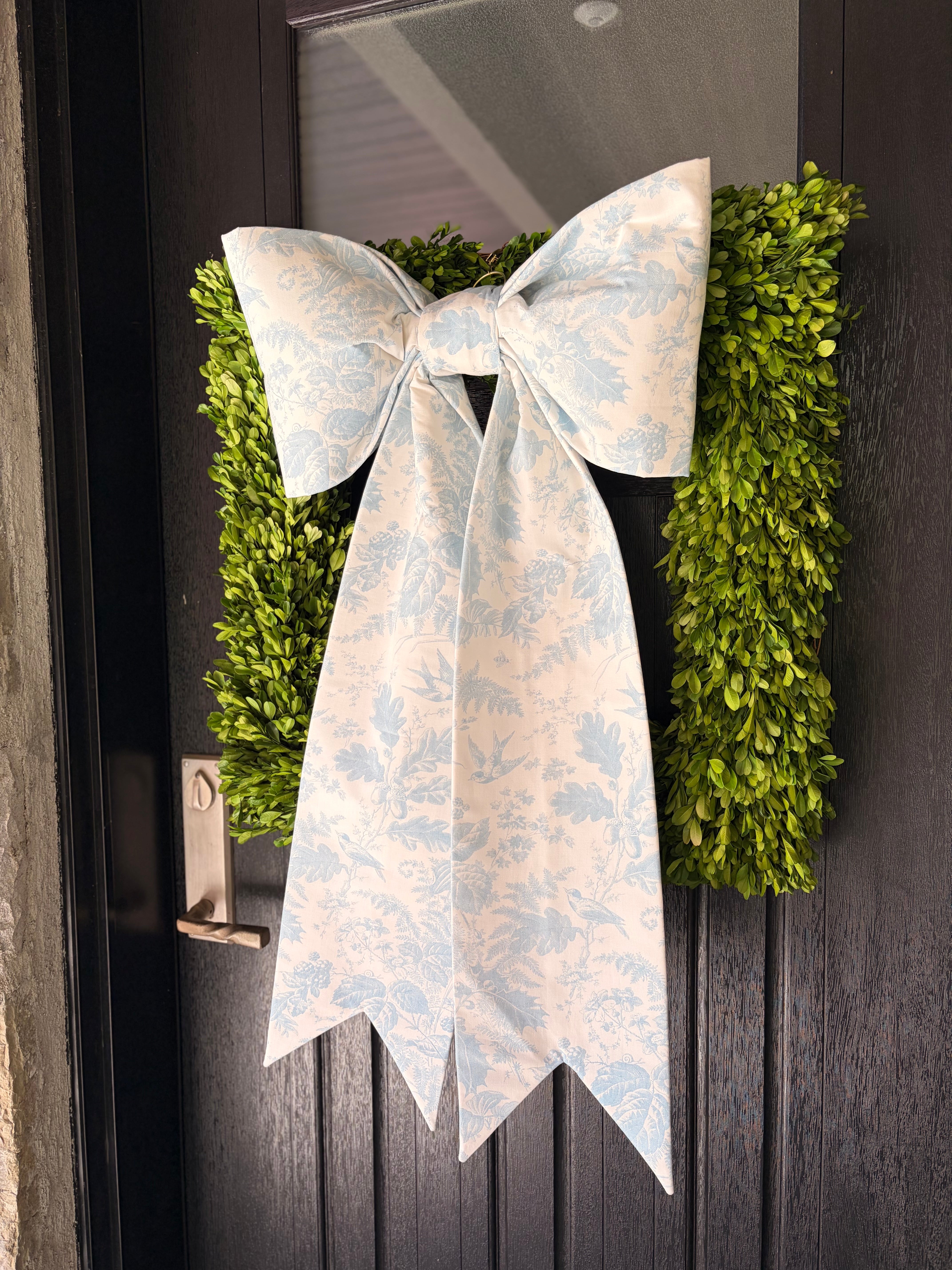 The Autumn Toile Bow