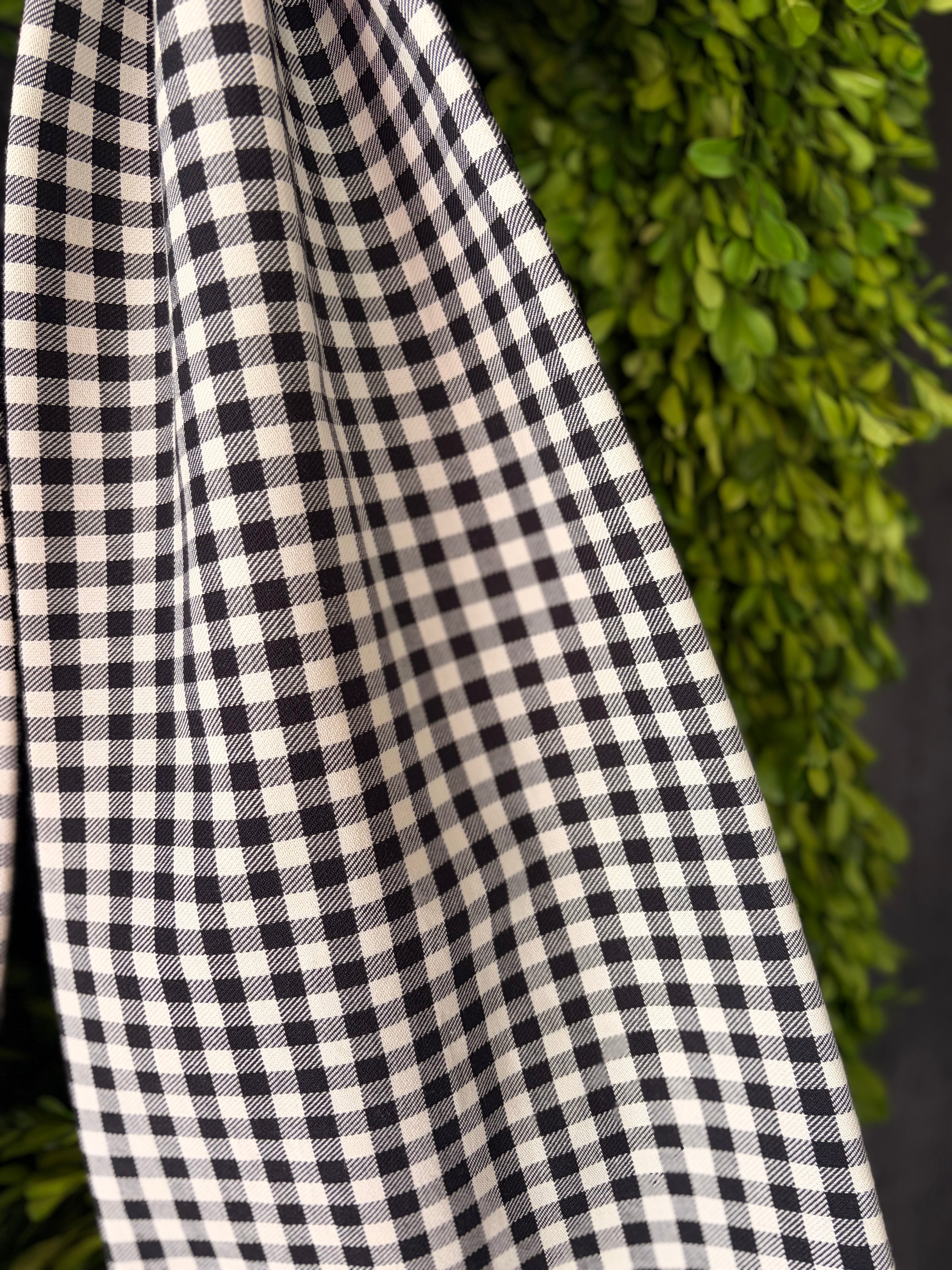 The Maison Noir Gingham Bow