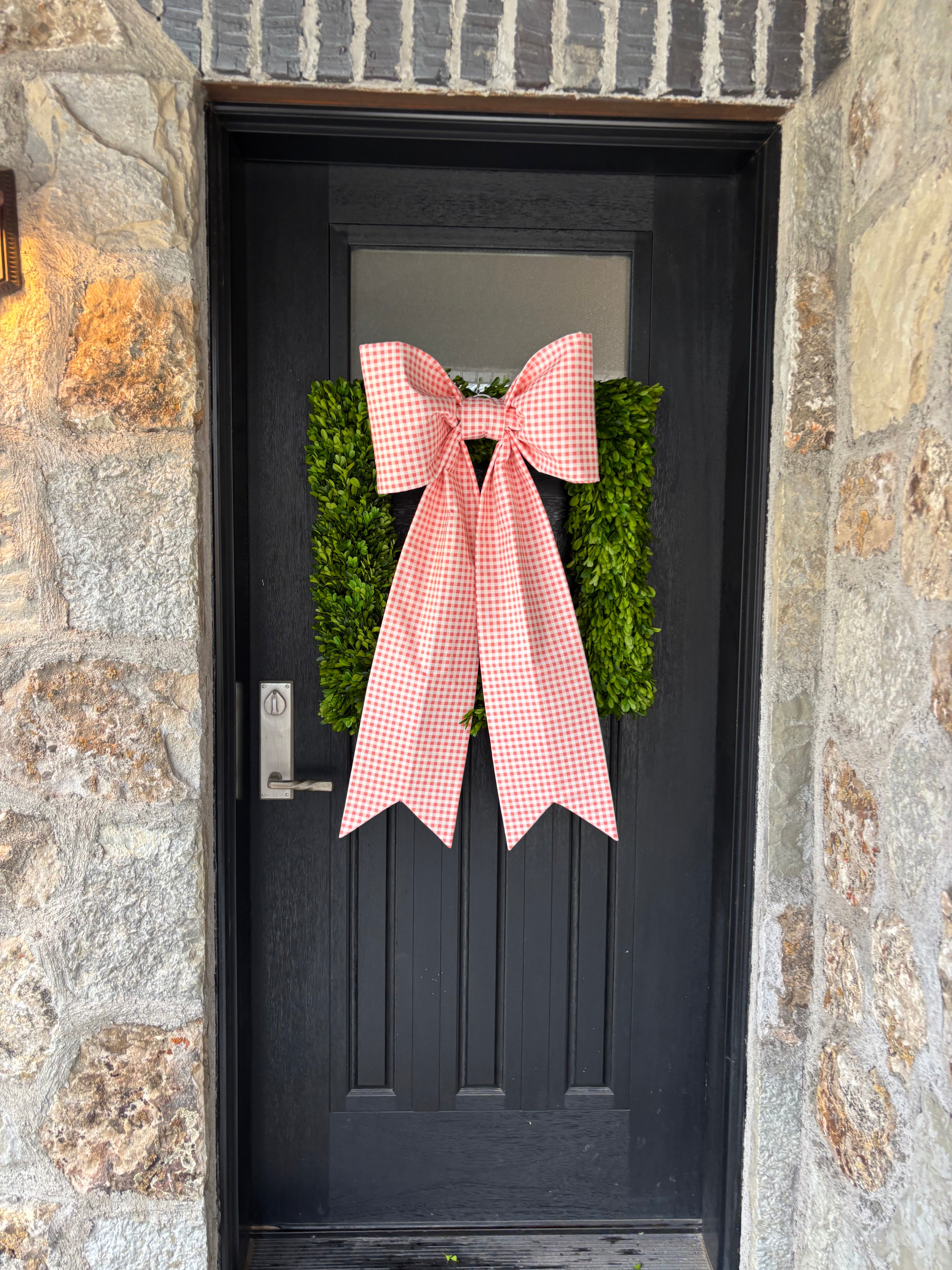 The Garden Gate Gingham Bow