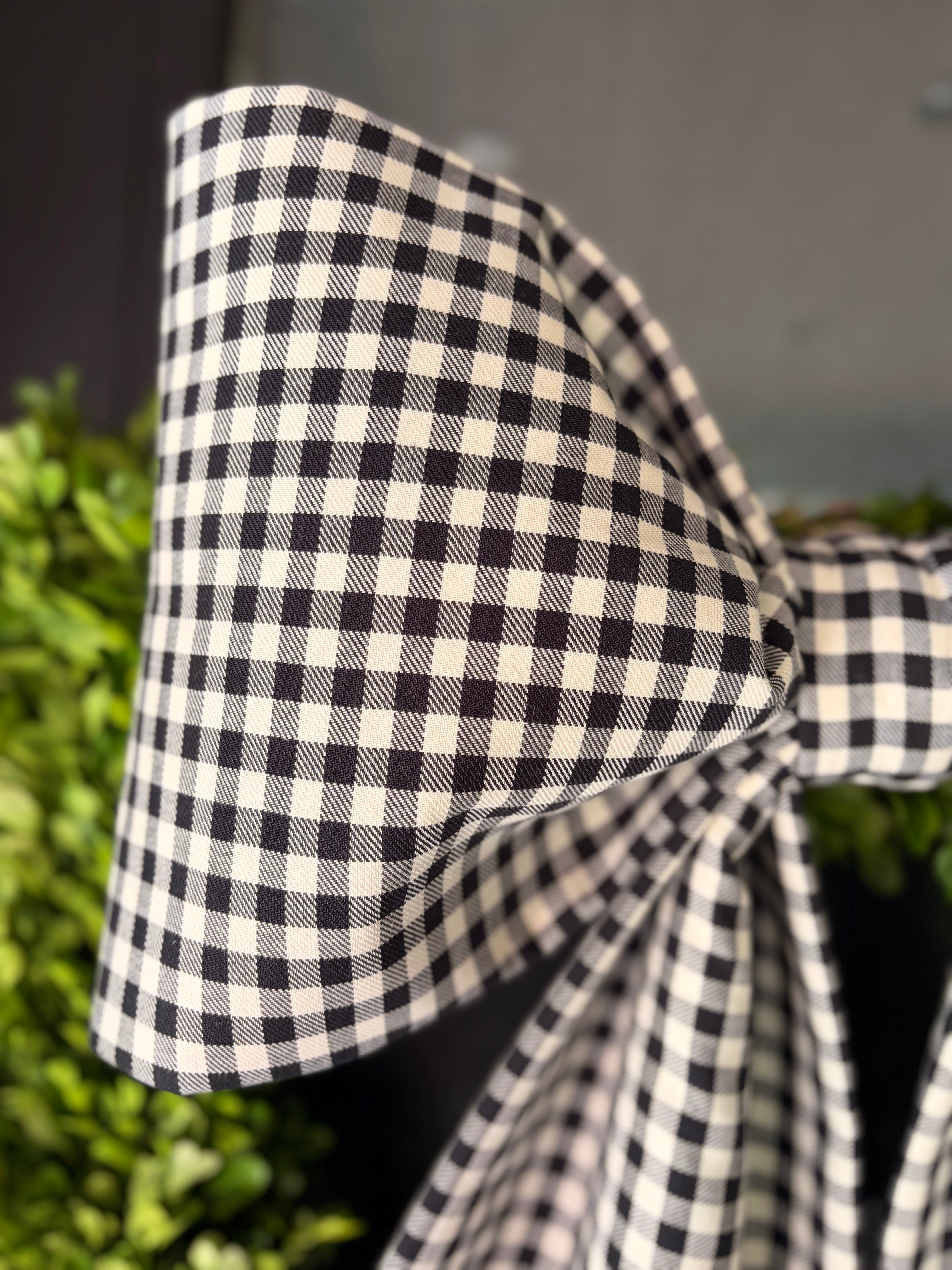 The Maison Noir Gingham Bow