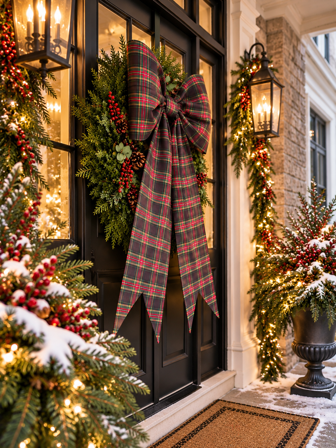 The Grand Fireside Tartan Bow