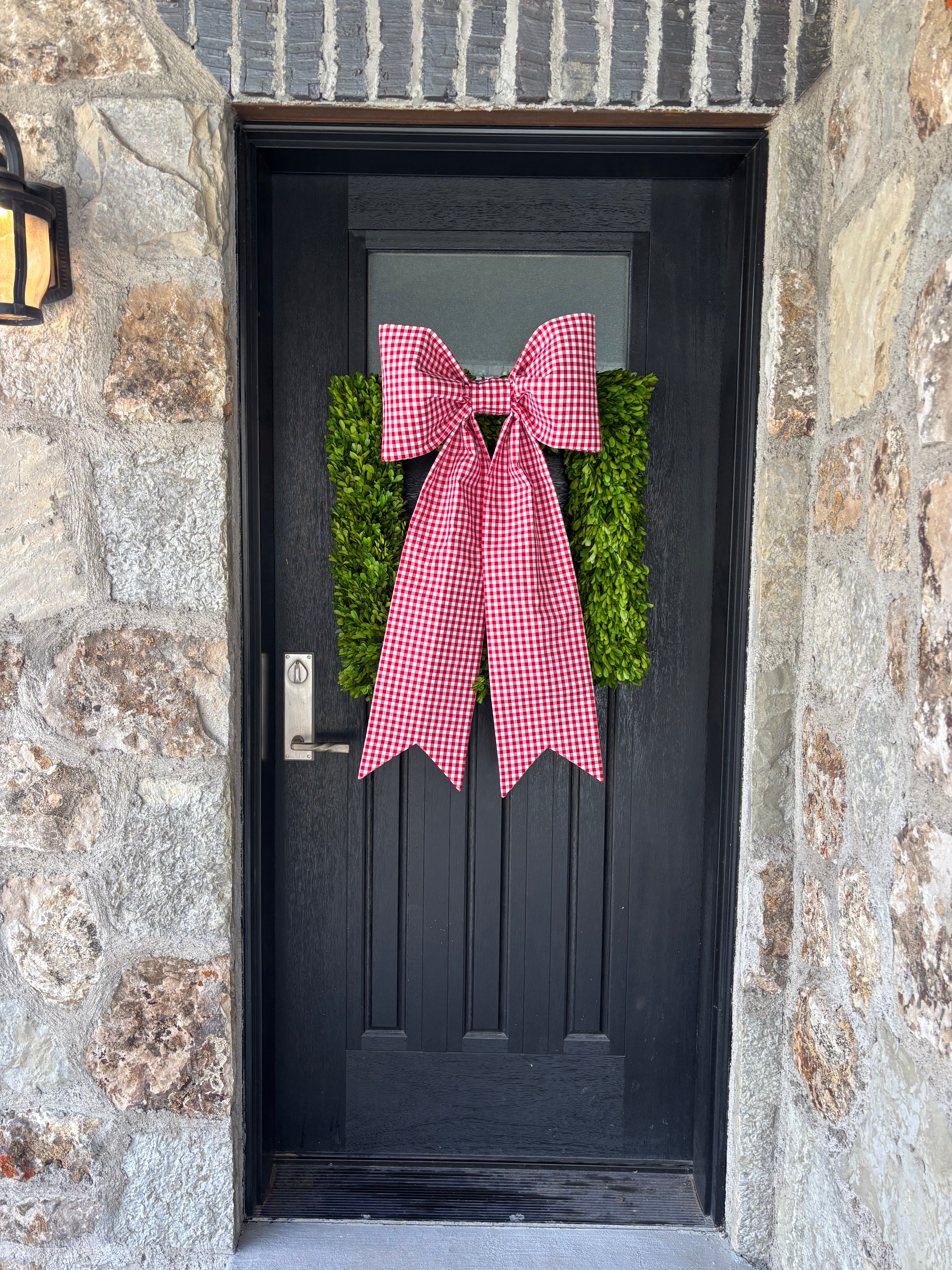 The Signature Red Gingham Bow