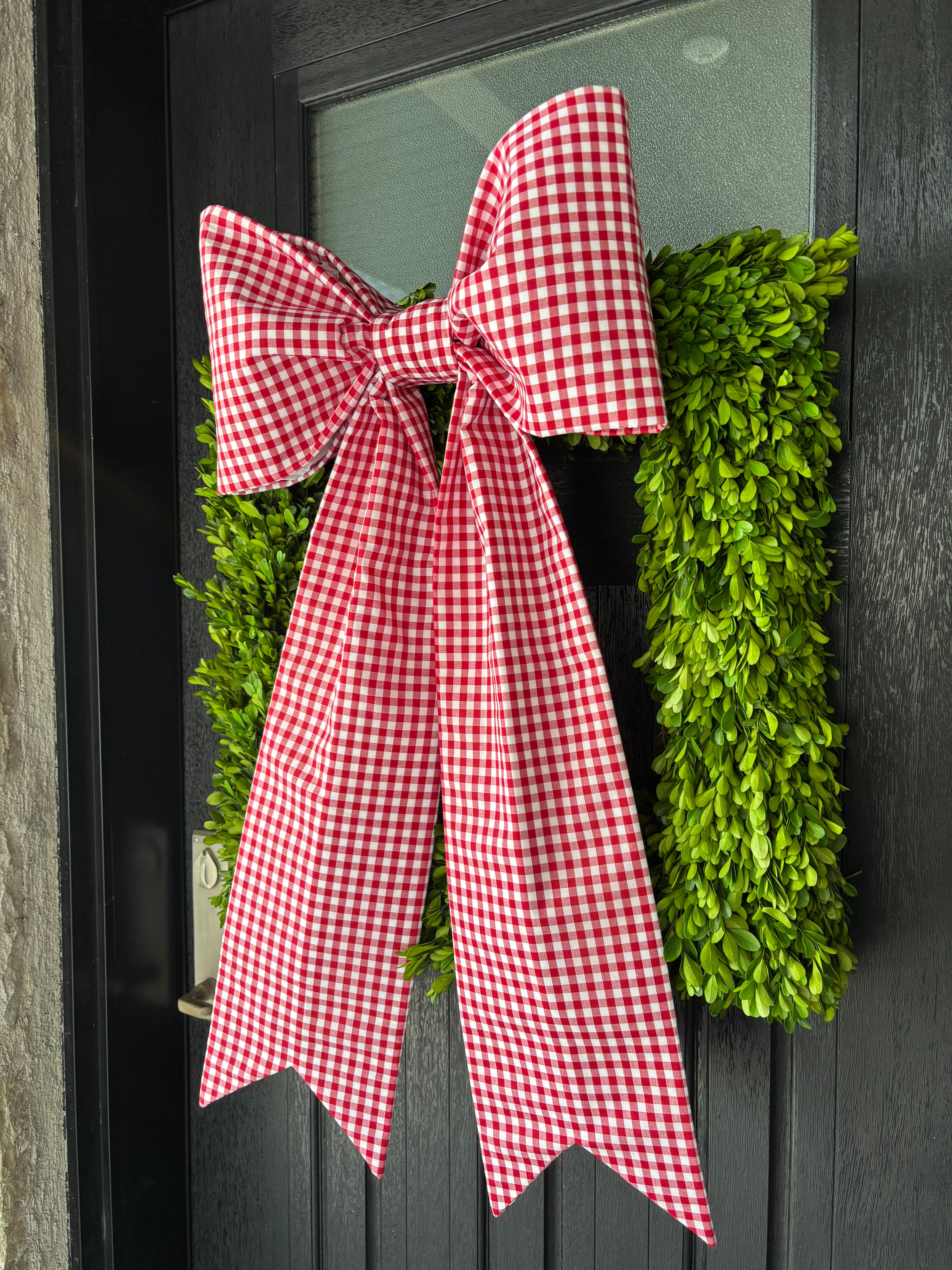 The Signature Red Gingham Bow
