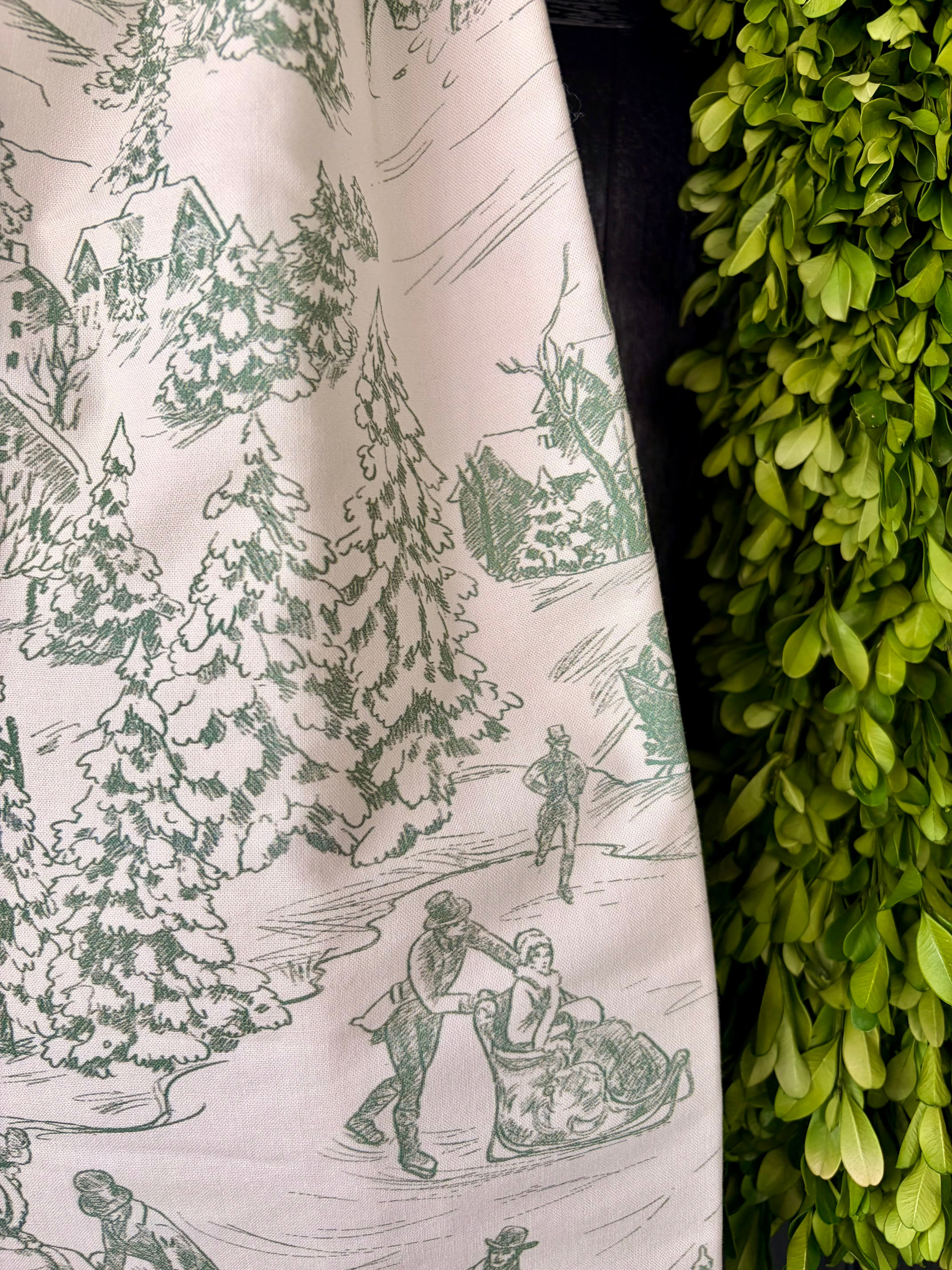 The Winter’s Eve Toile Bow