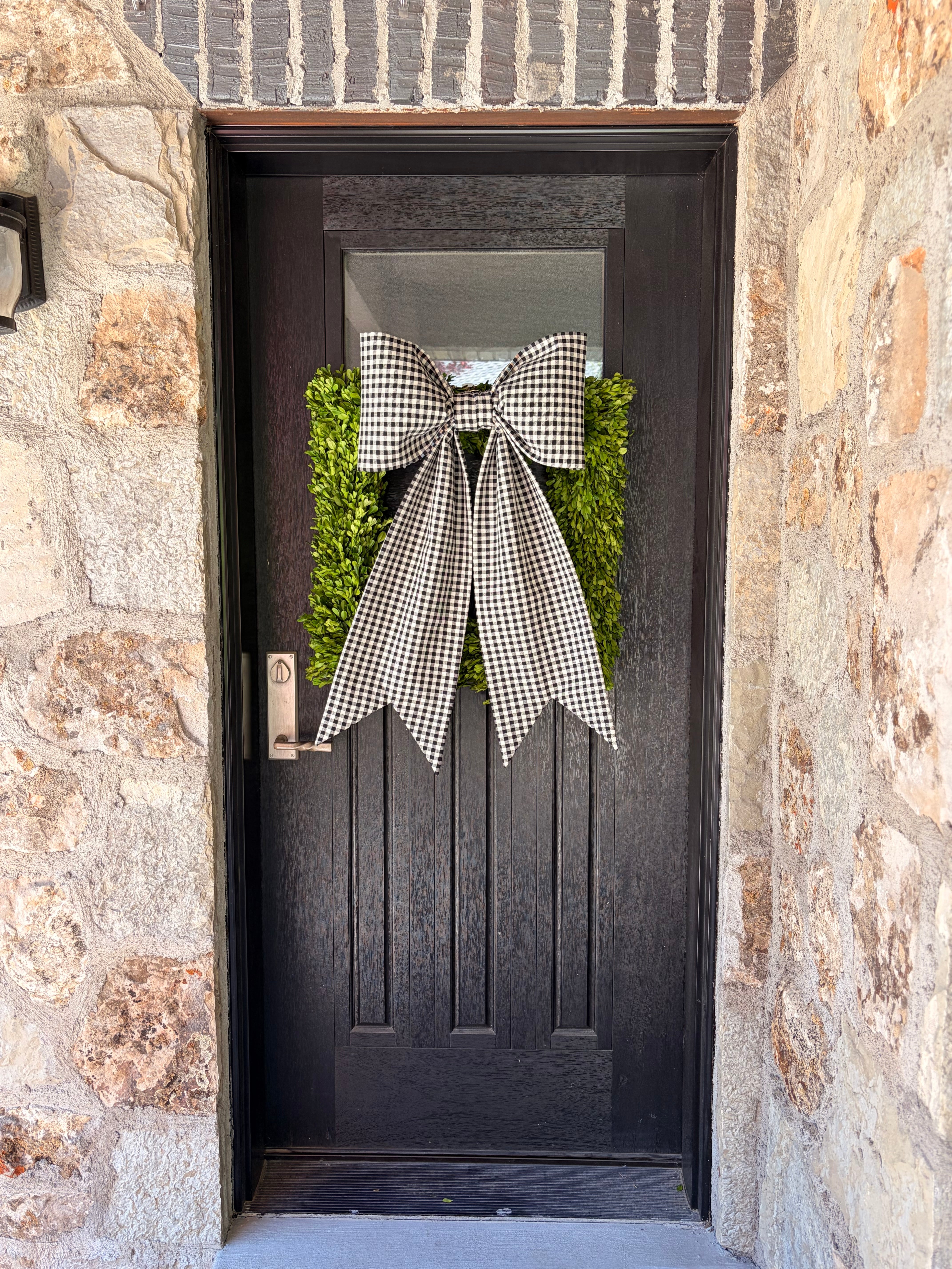 The Maison Noir Gingham Bow