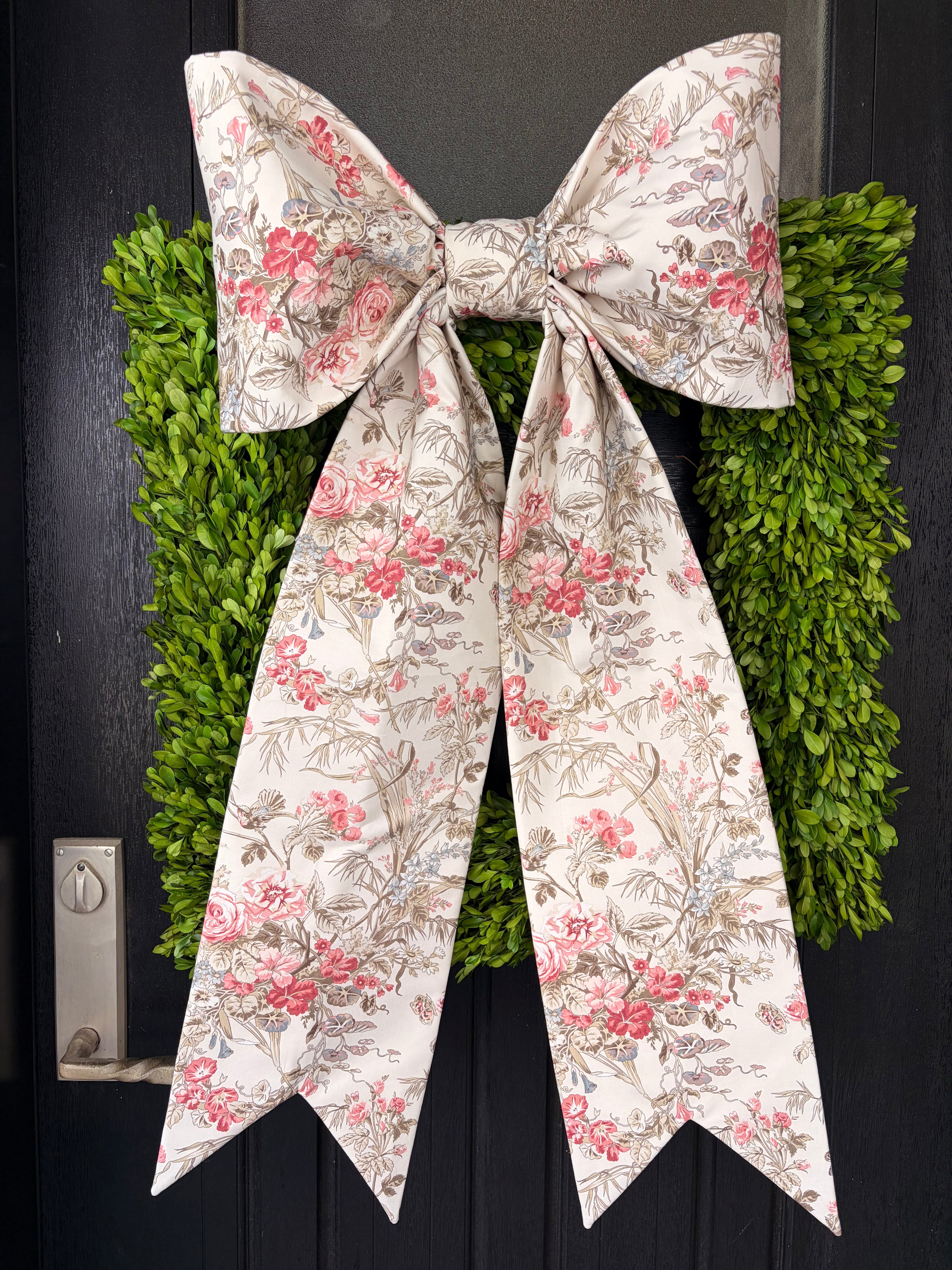 The Blush Botanical Bow