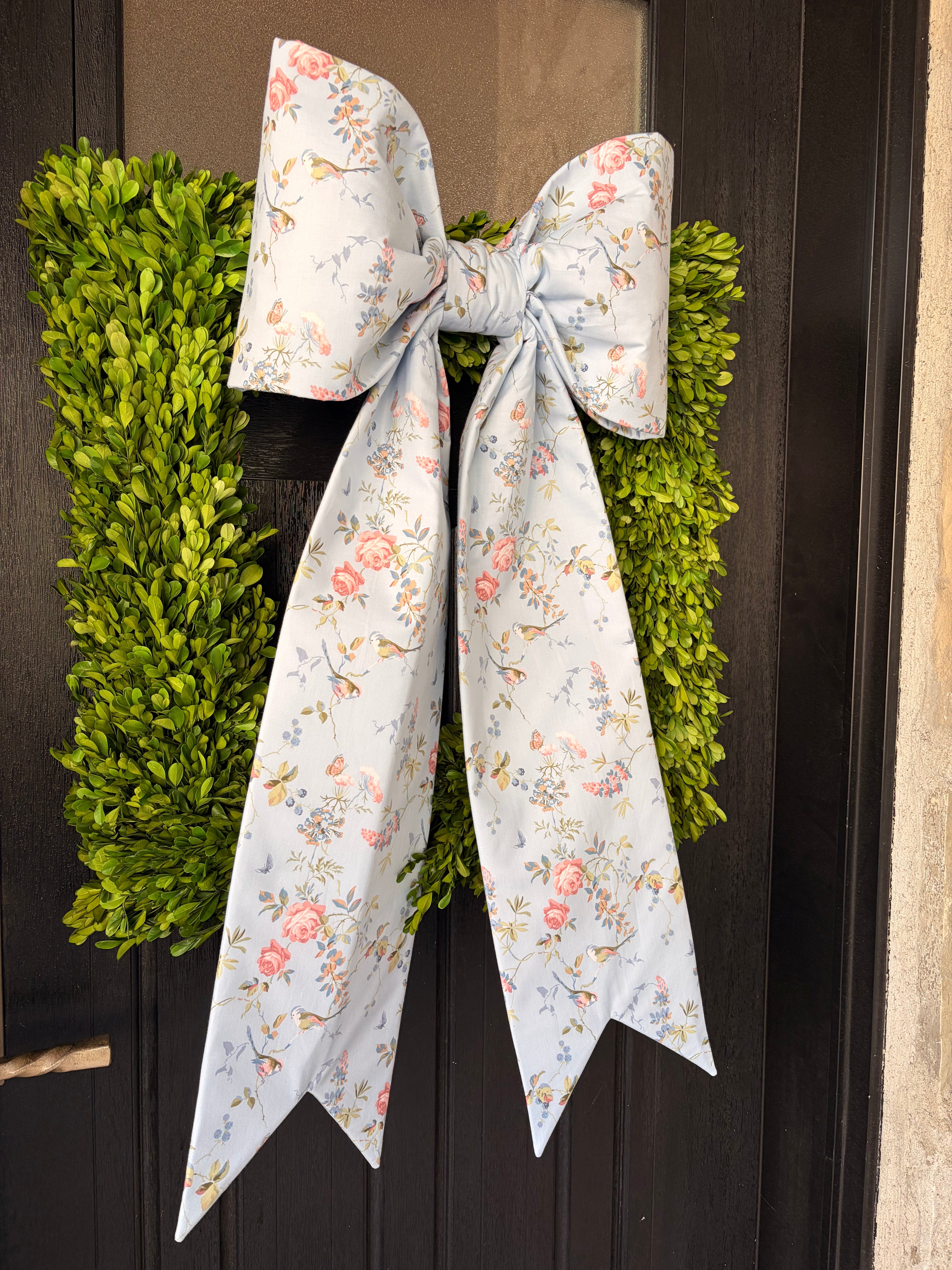 The Bluebird and Blooms Bow