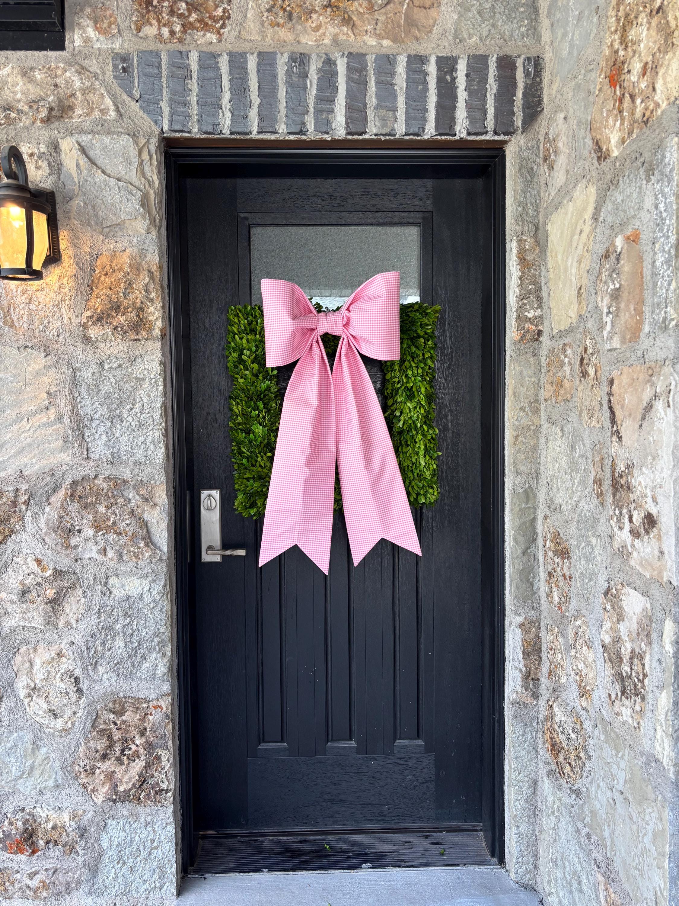Petite Rouge Gingham Bow
