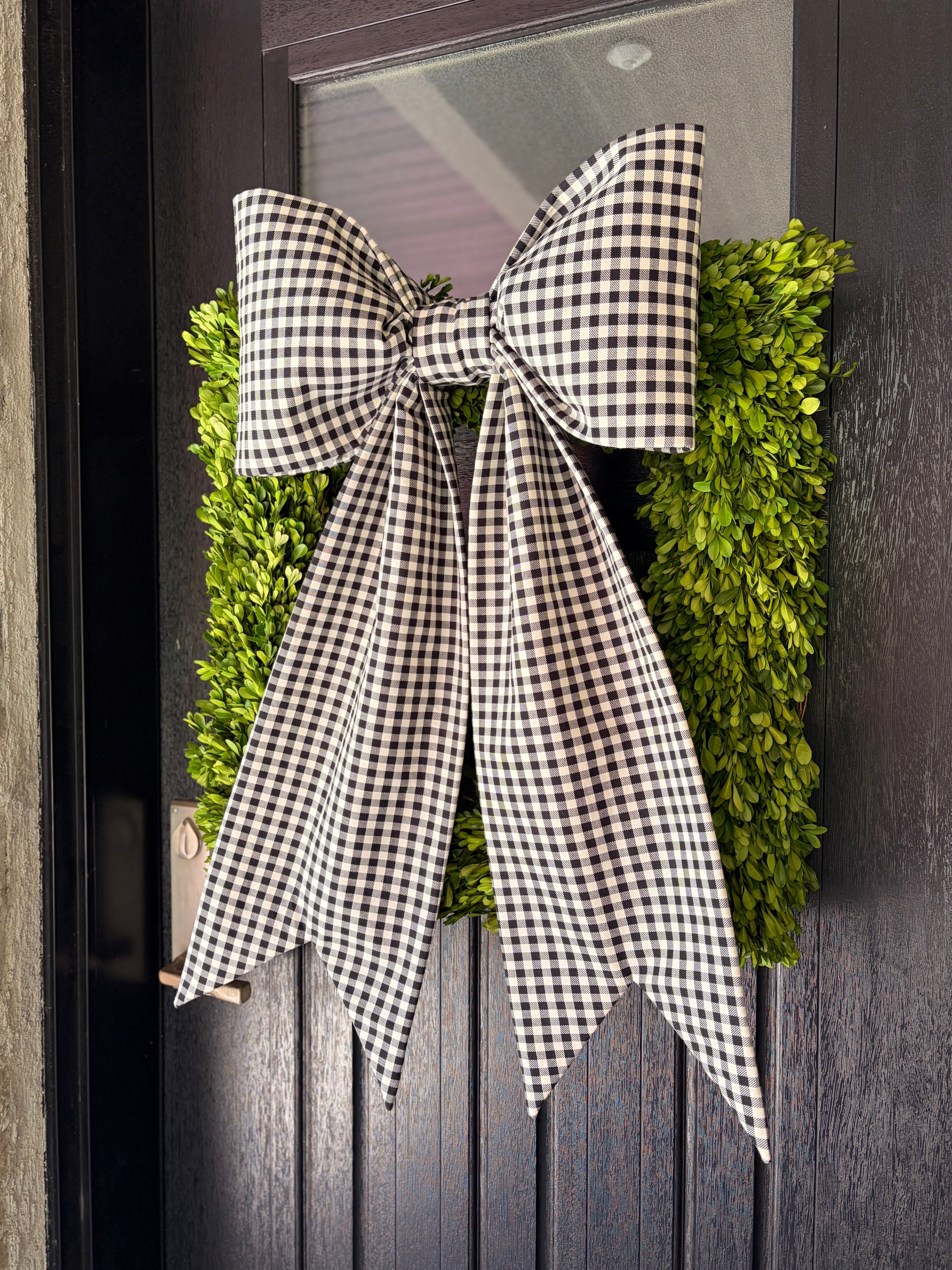 The Maison Noir Gingham Bow