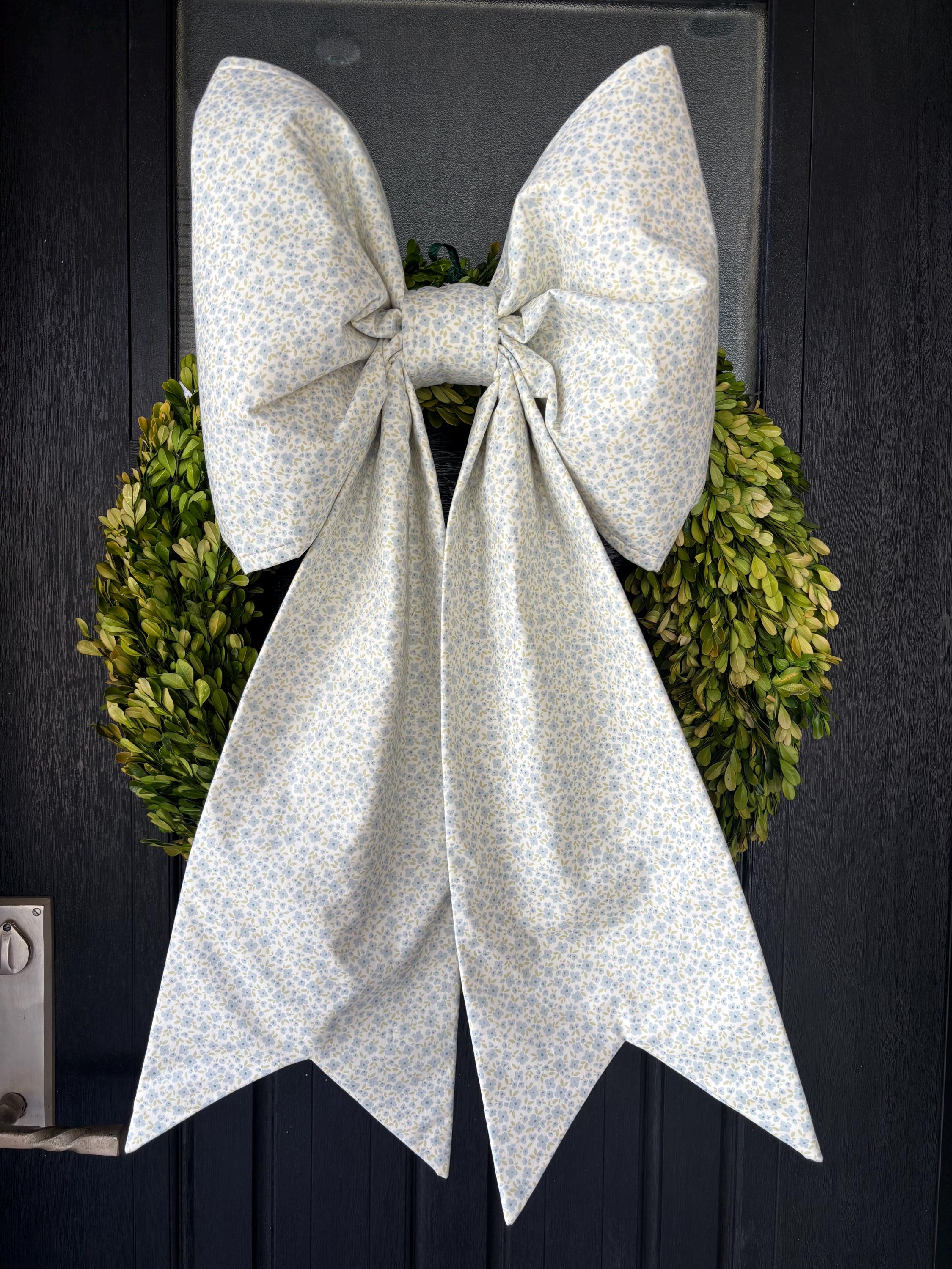 Bleu English Garden Bow