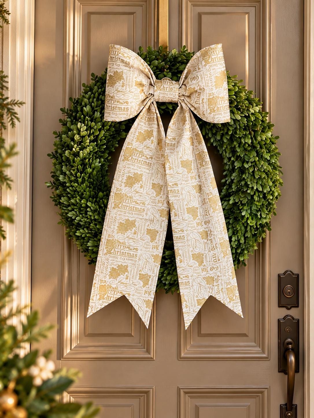 The Gilded Greetings Bow