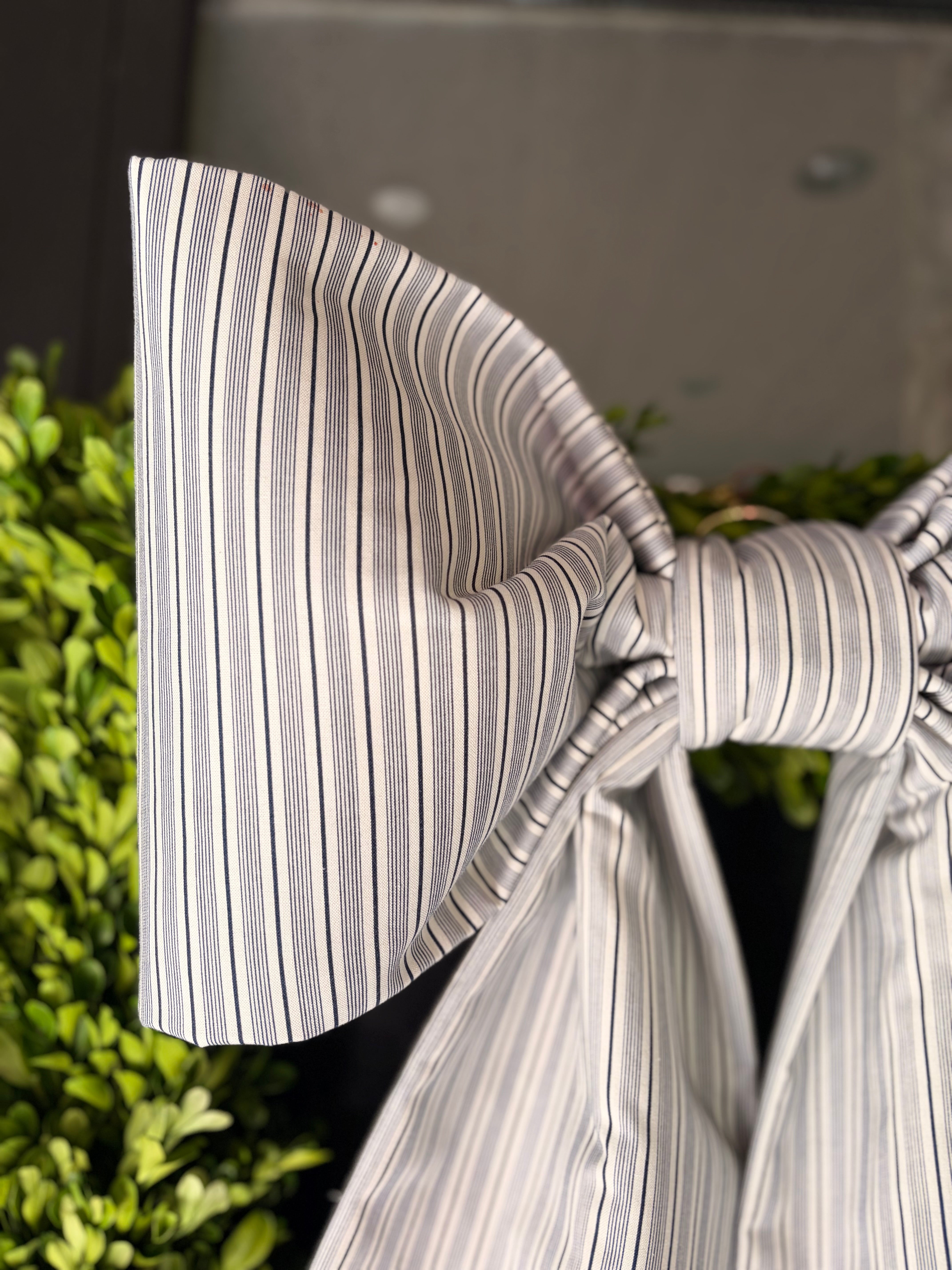 The Timeless Provincial Stripe Bow