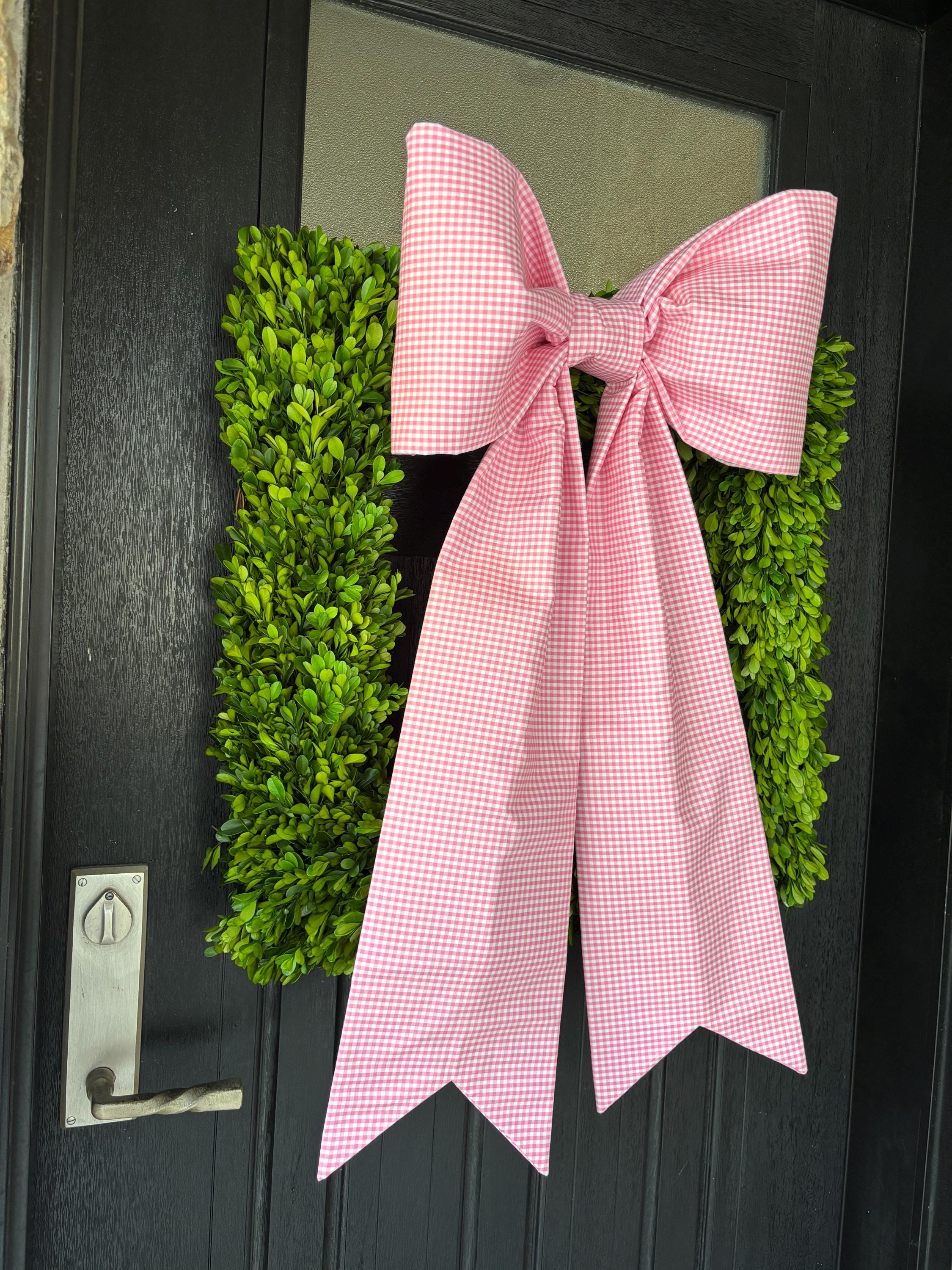 Petite Rouge Gingham Bow