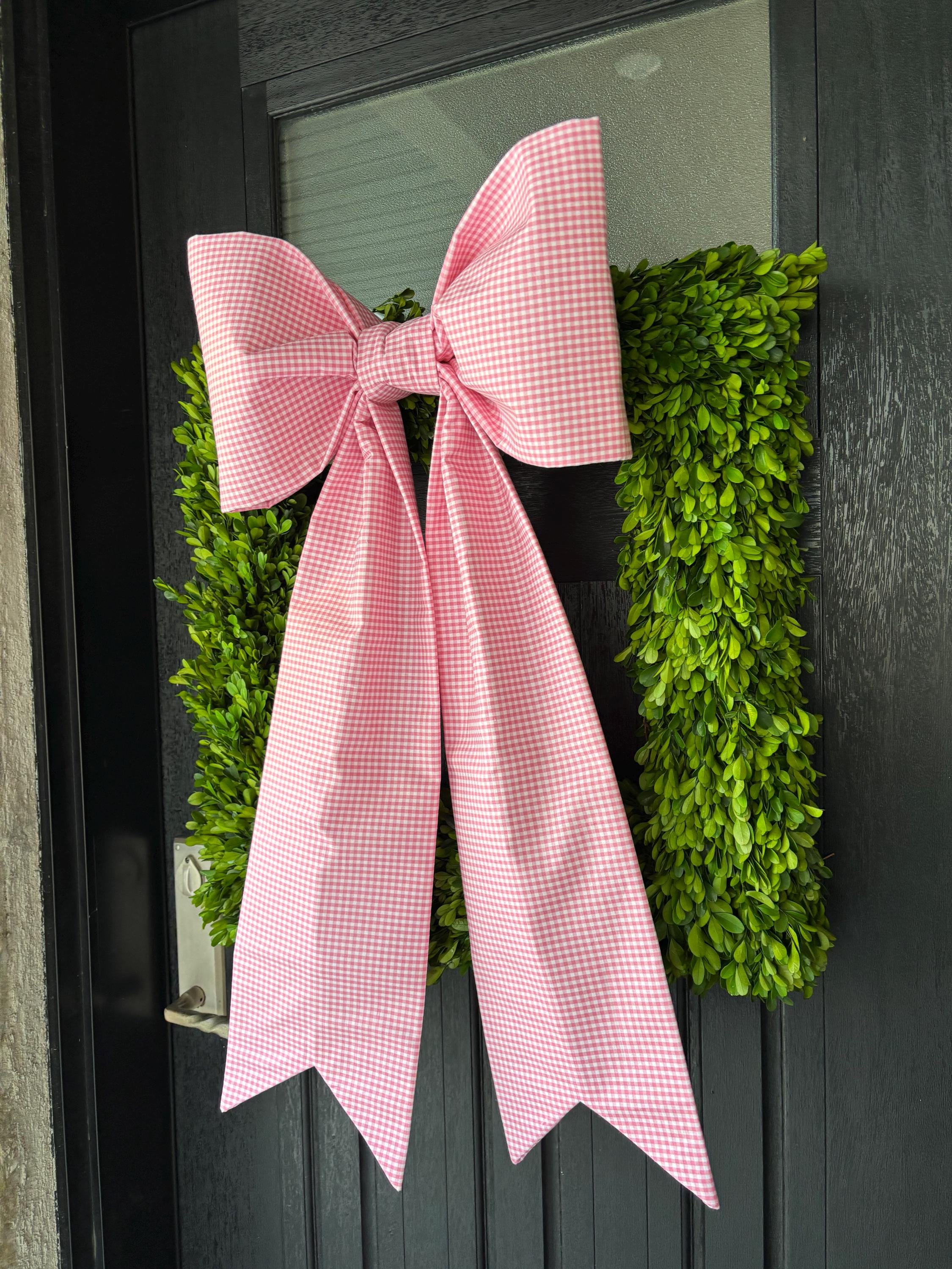 Petite Rouge Gingham Bow