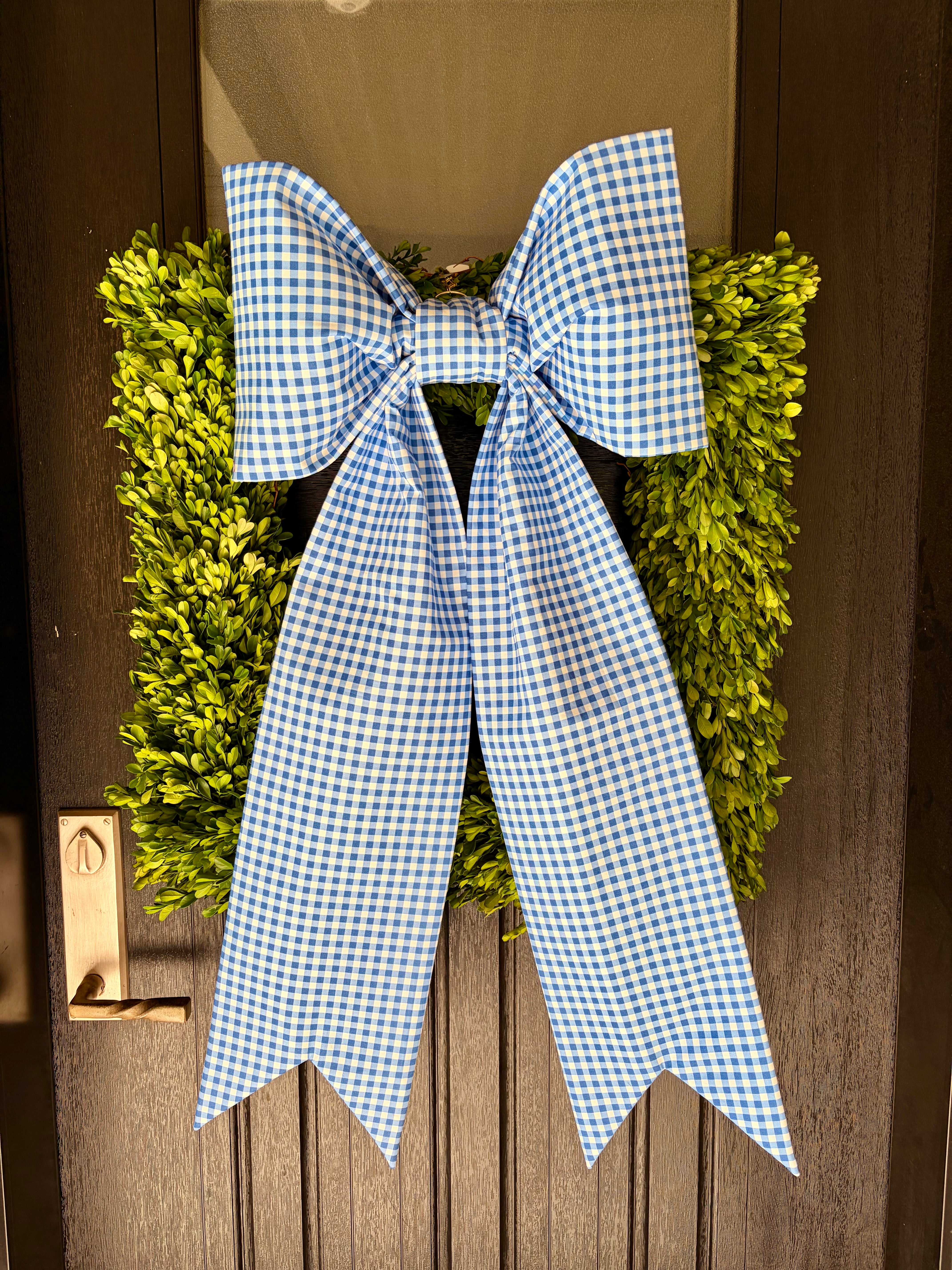 The Bluebell Gingham Bow