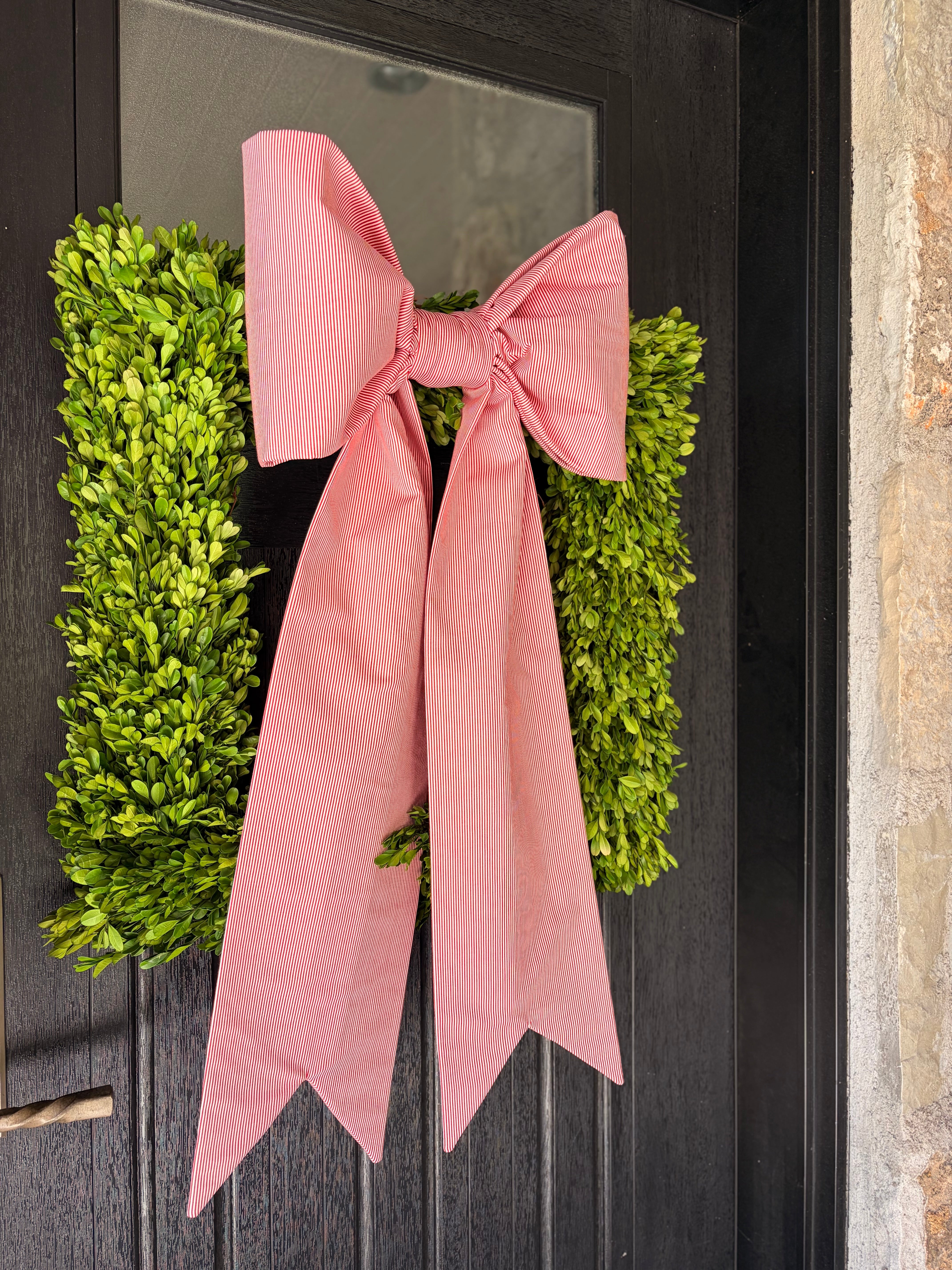 The Library Stripe Bow