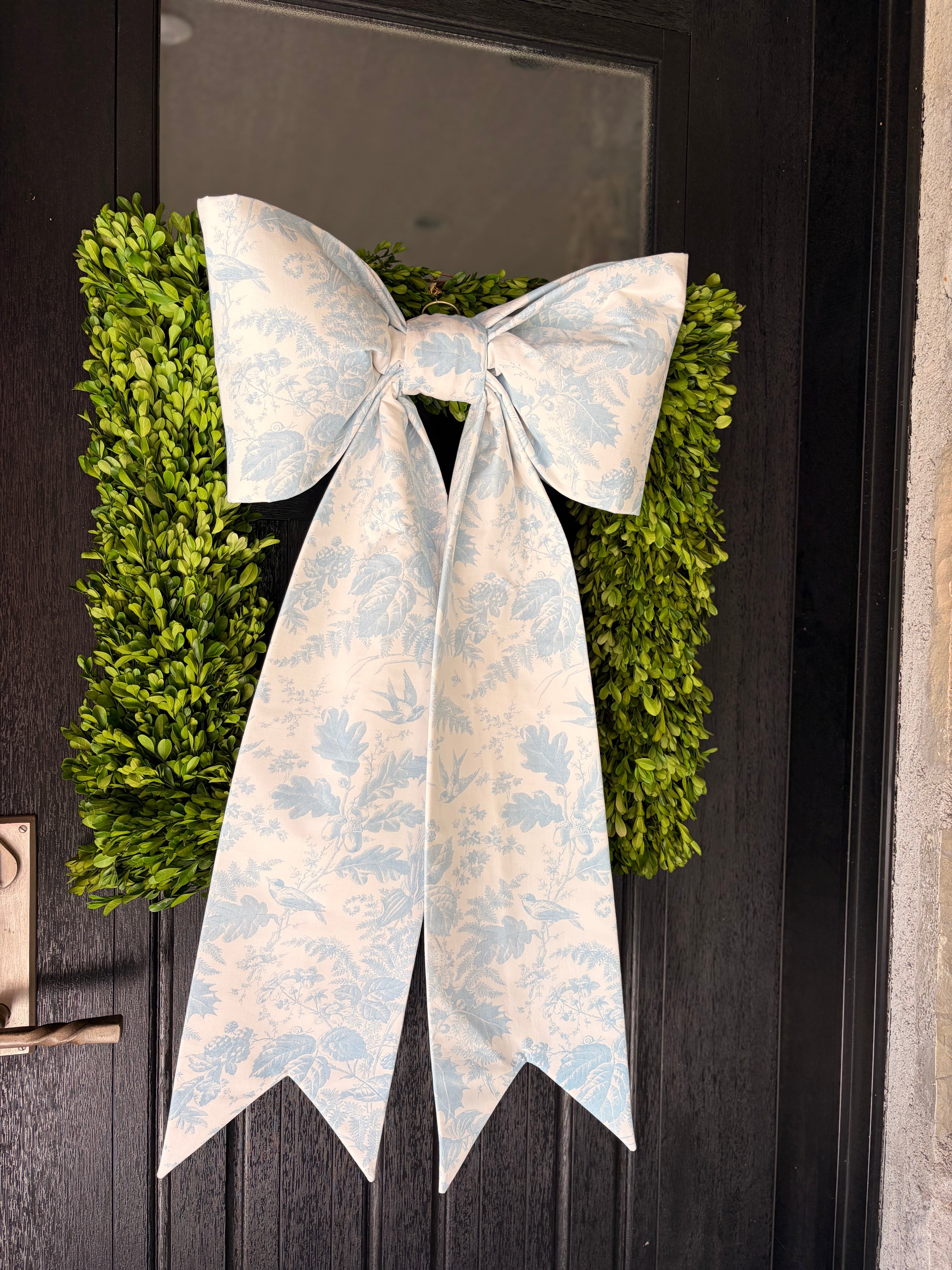 The Autumn Toile Bow
