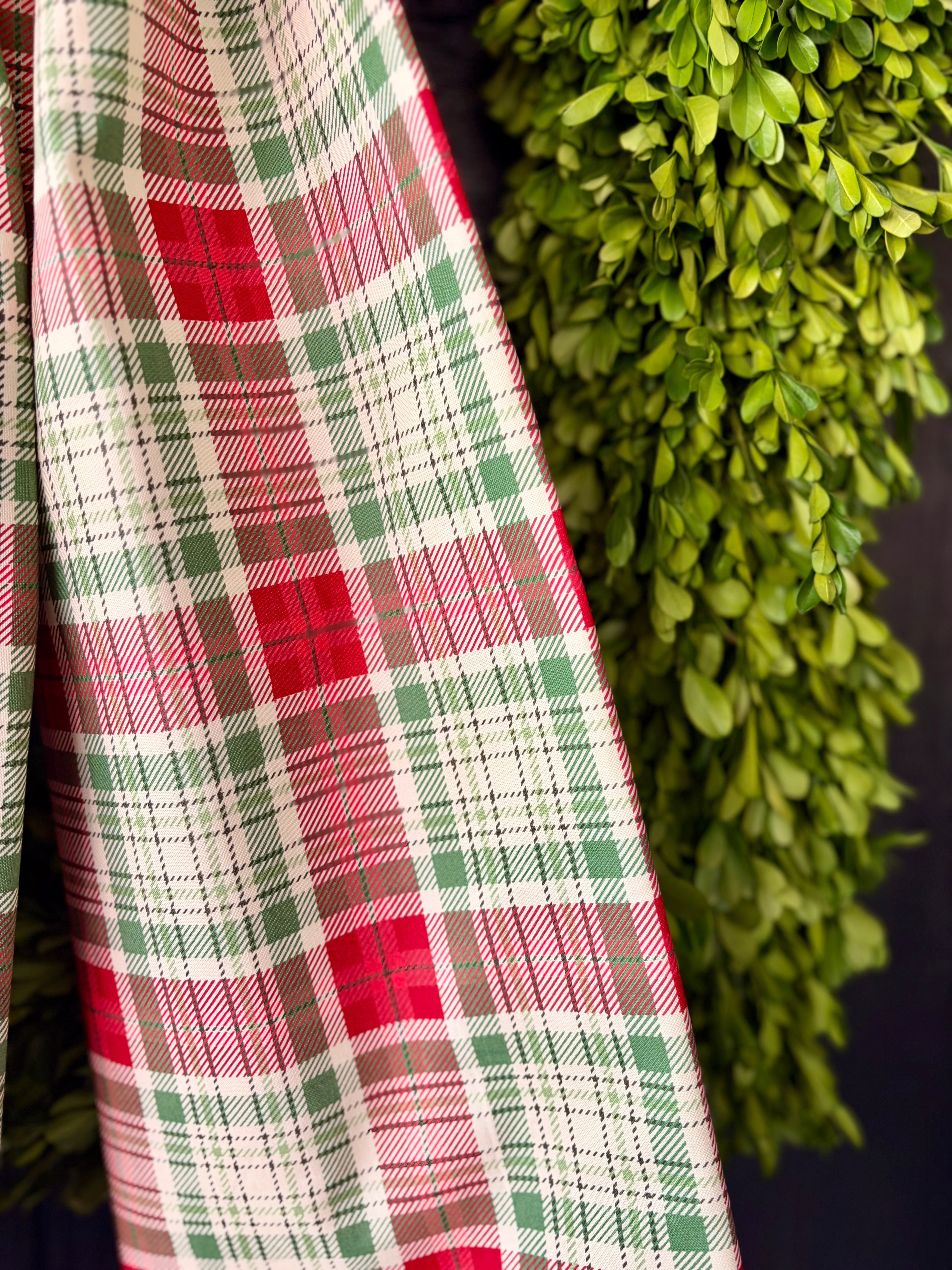 The Merry Manor Tartan Bow