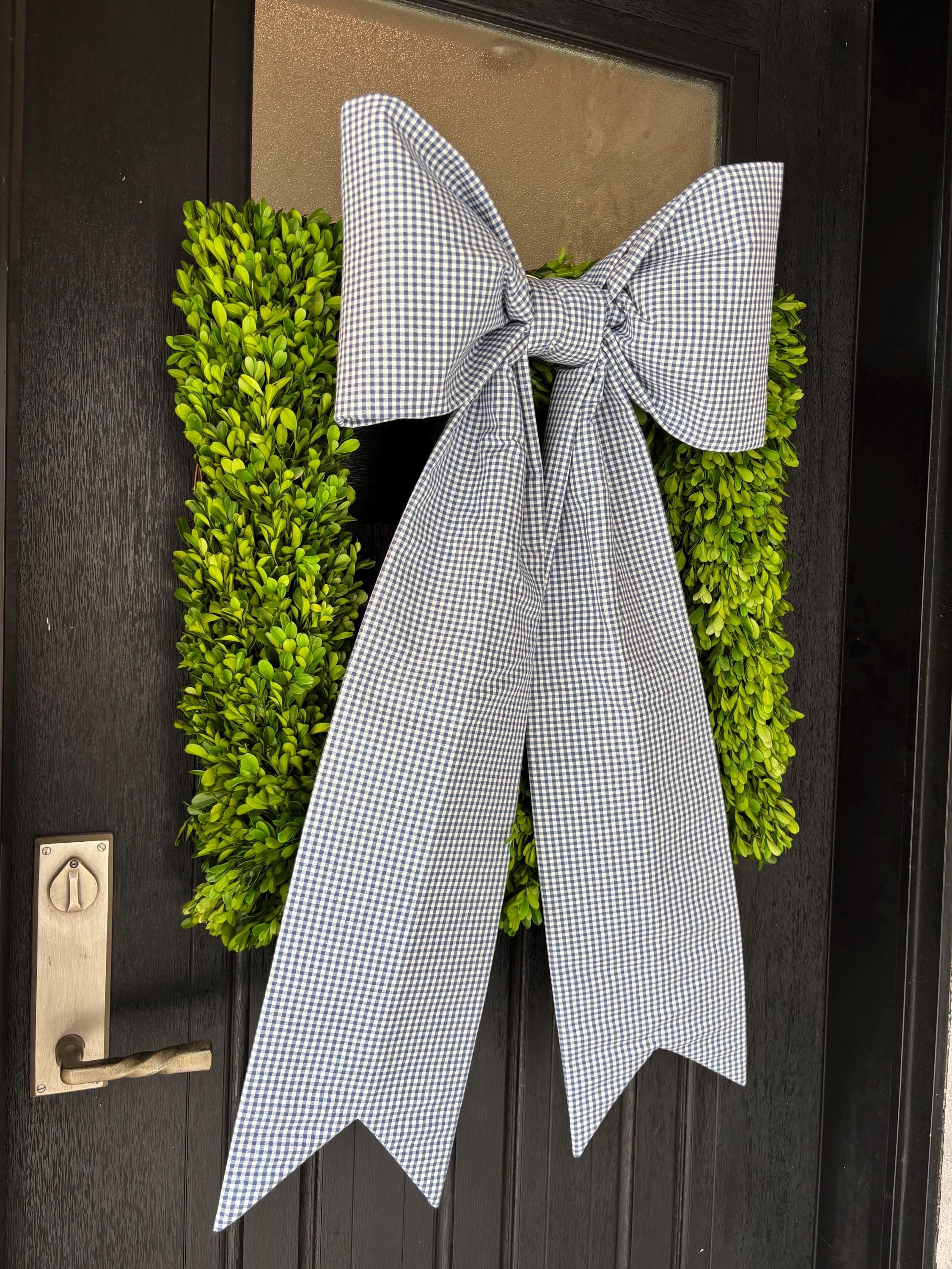 Summer Shore Gingham Bow
