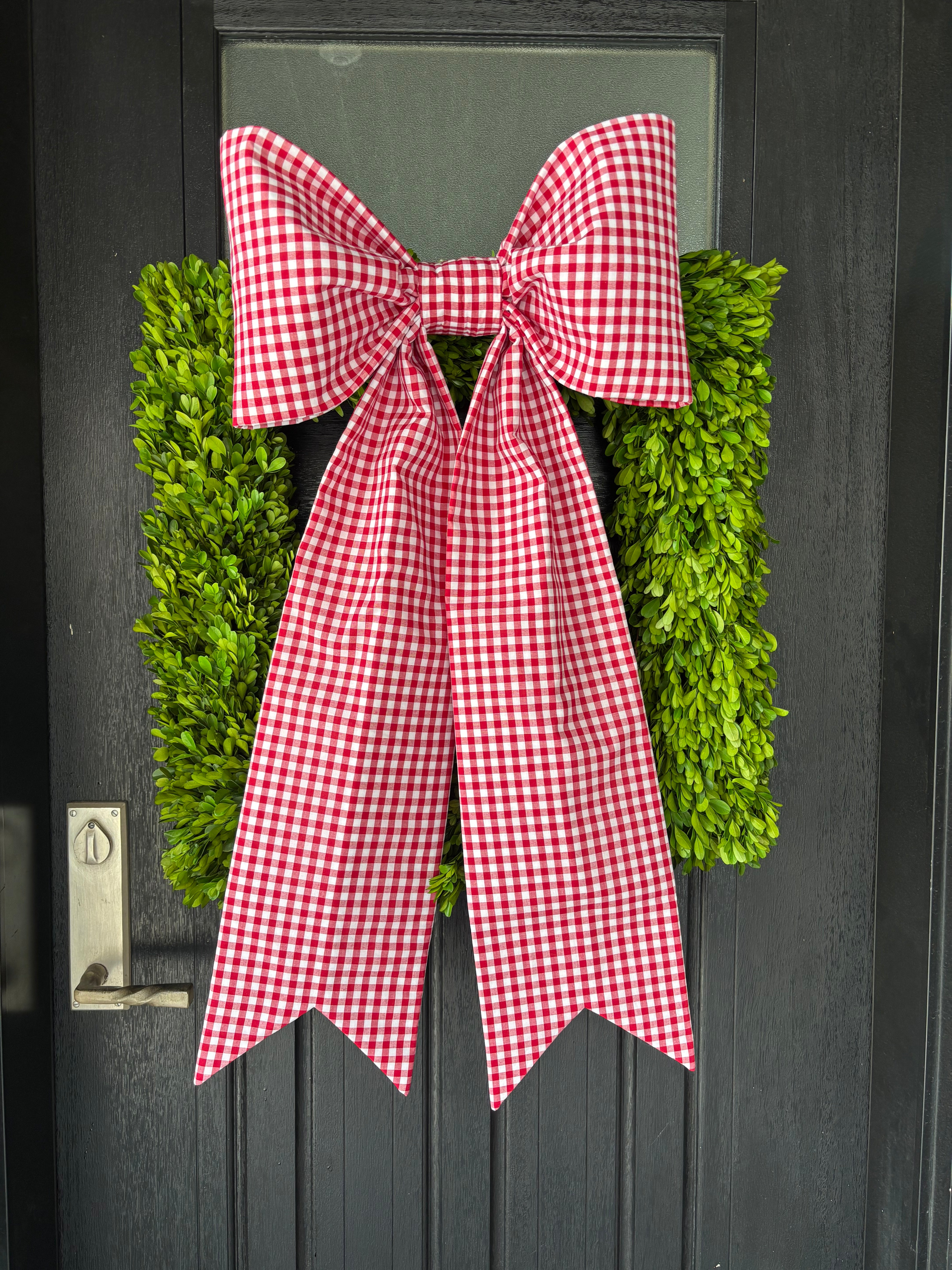 The Signature Red Gingham Bow