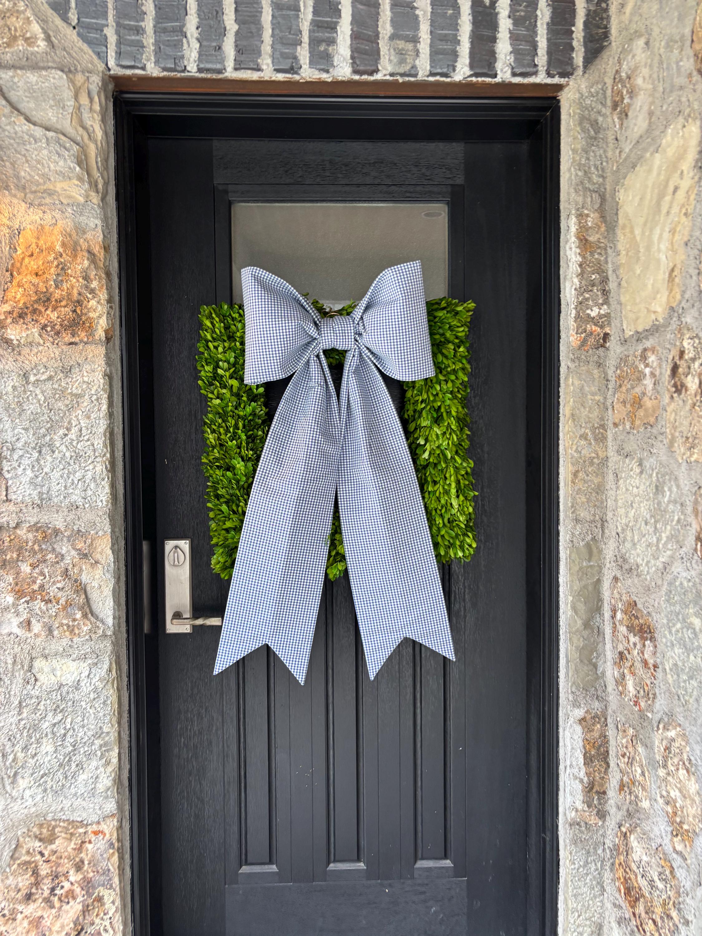 Summer Shore Gingham Bow
