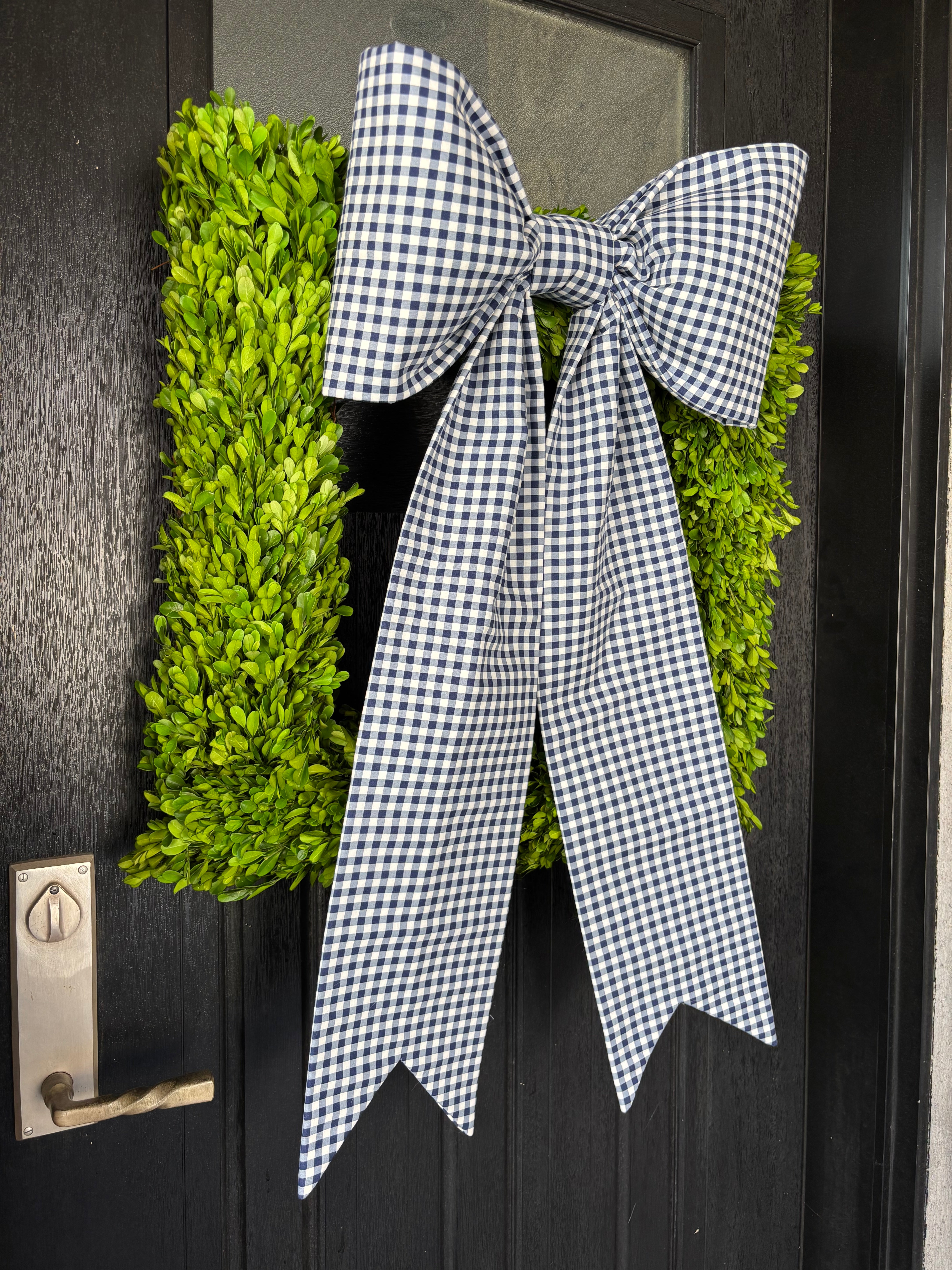 The Giverny Gingham Bow