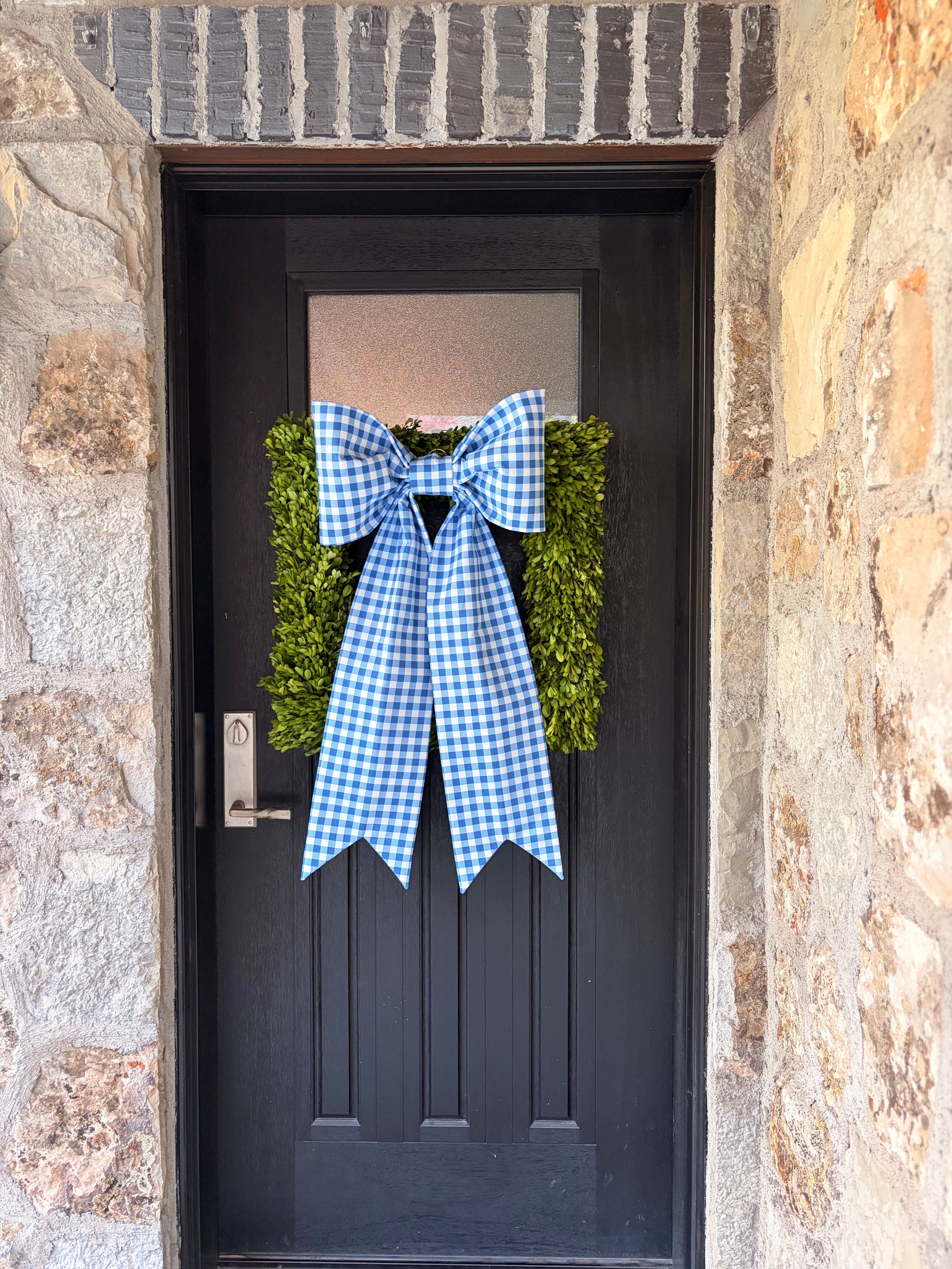 The Bluebell Gingham Bow