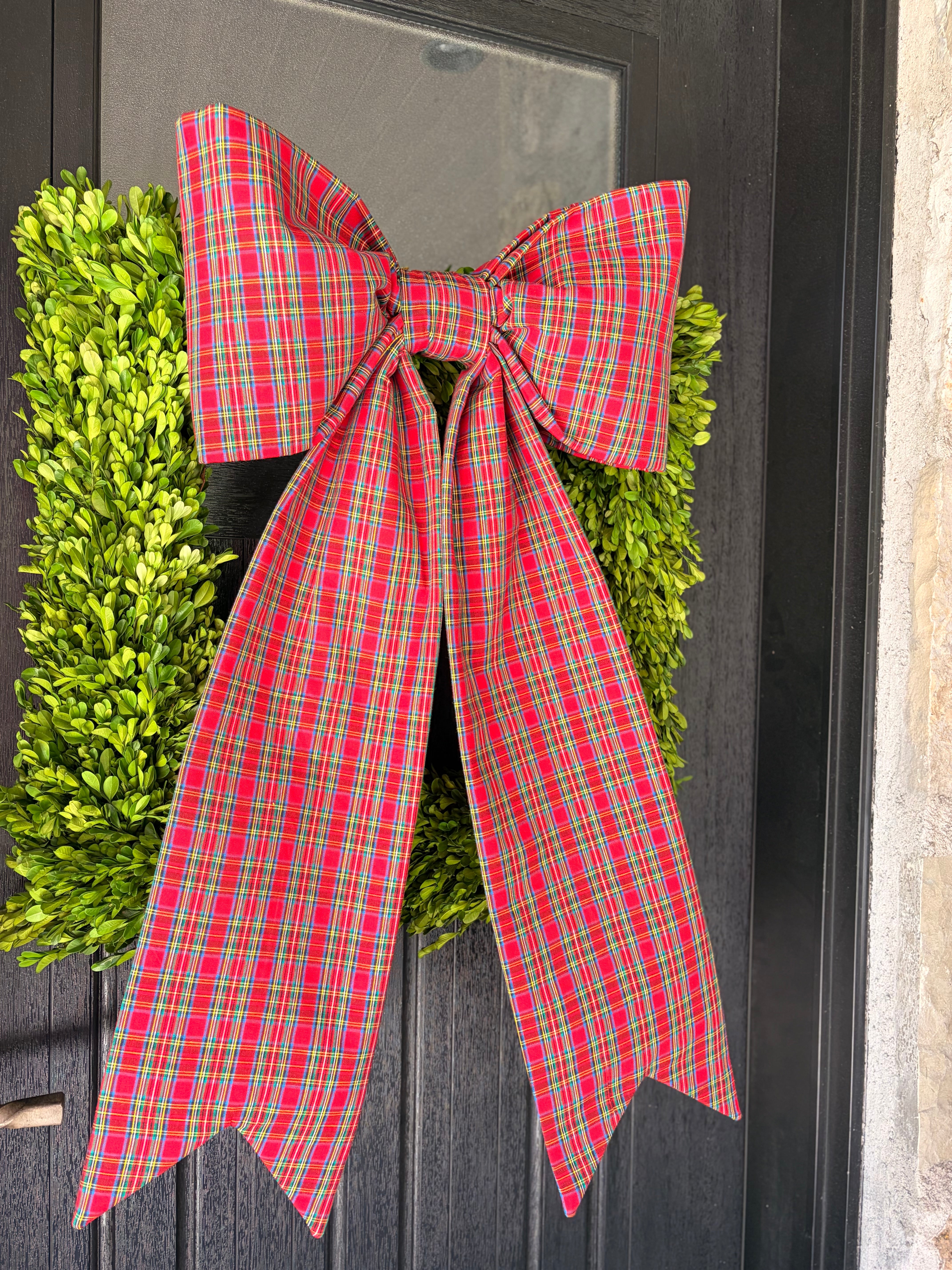 The Yuletide Tartan Bow