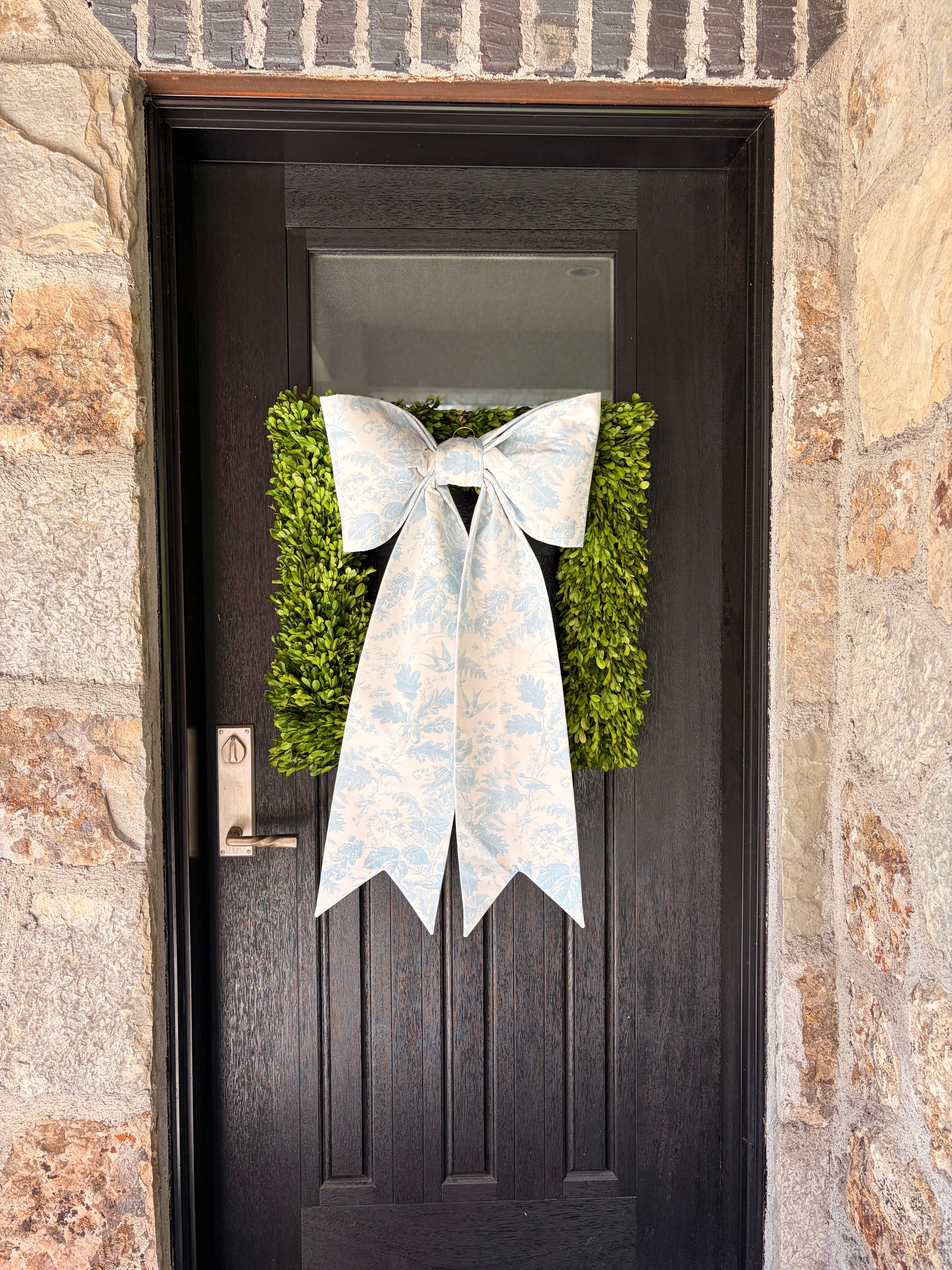 The Autumn Toile Bow