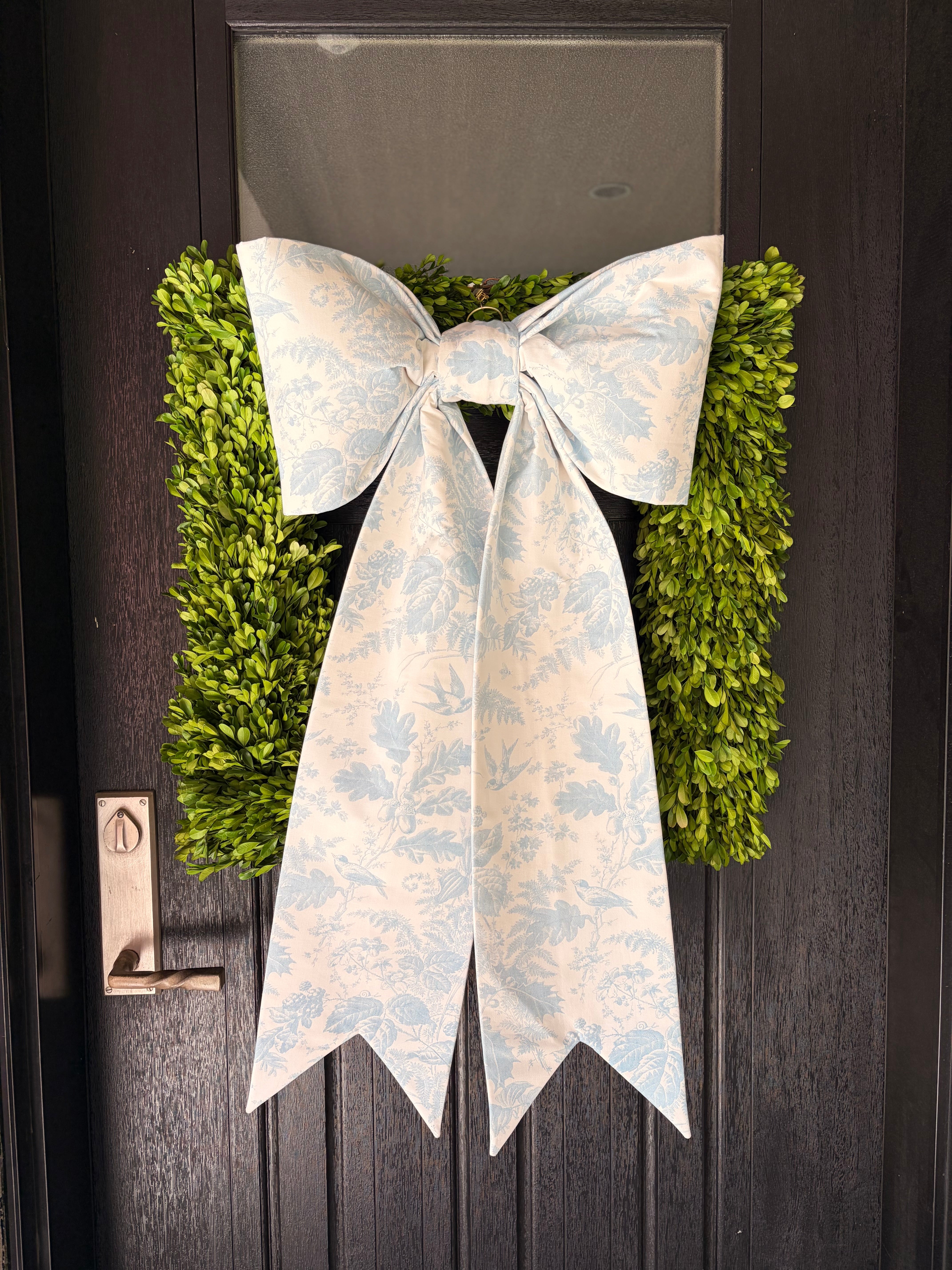 The Autumn Toile Bow