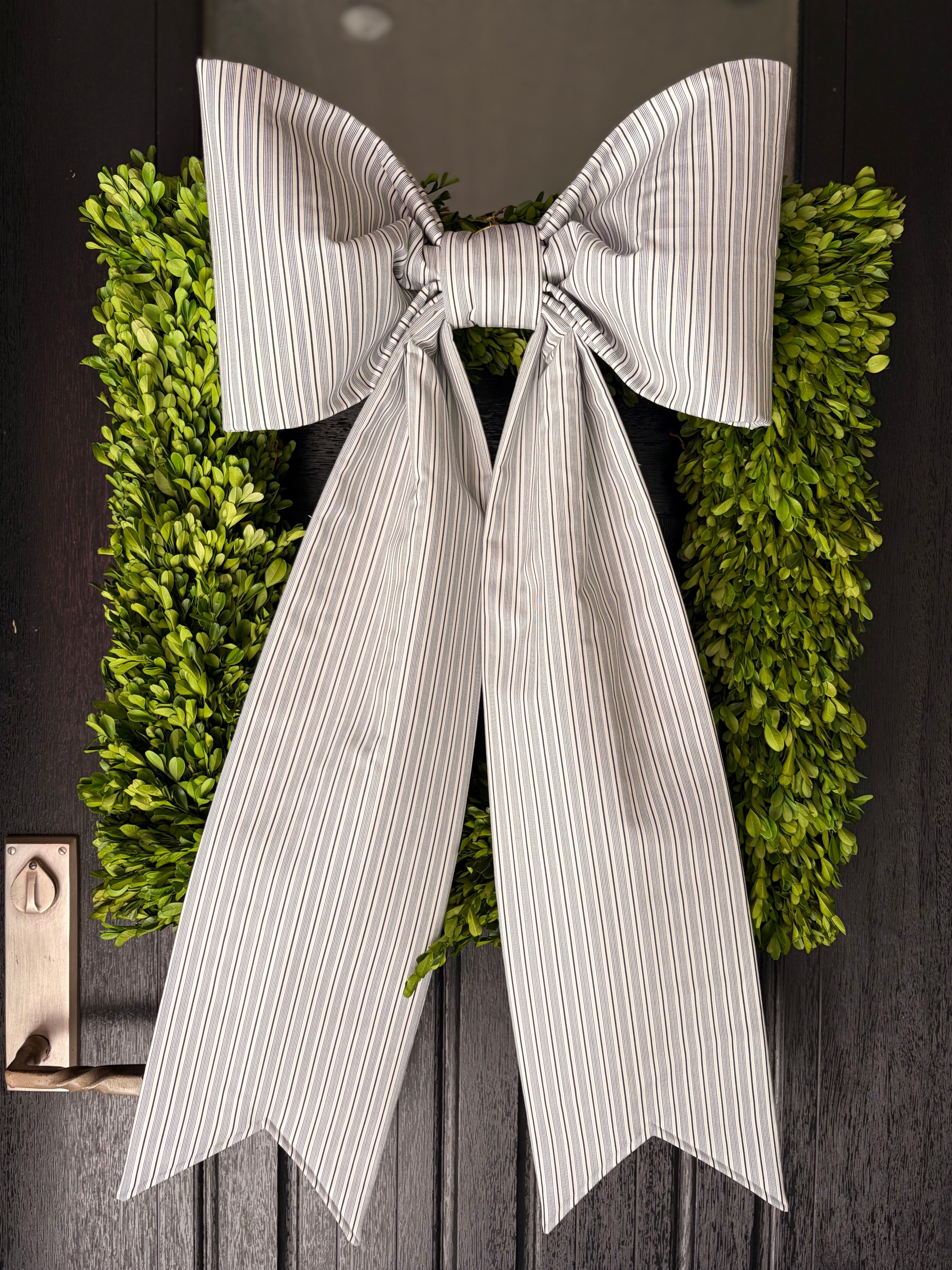 The Timeless Provincial Stripe Bow