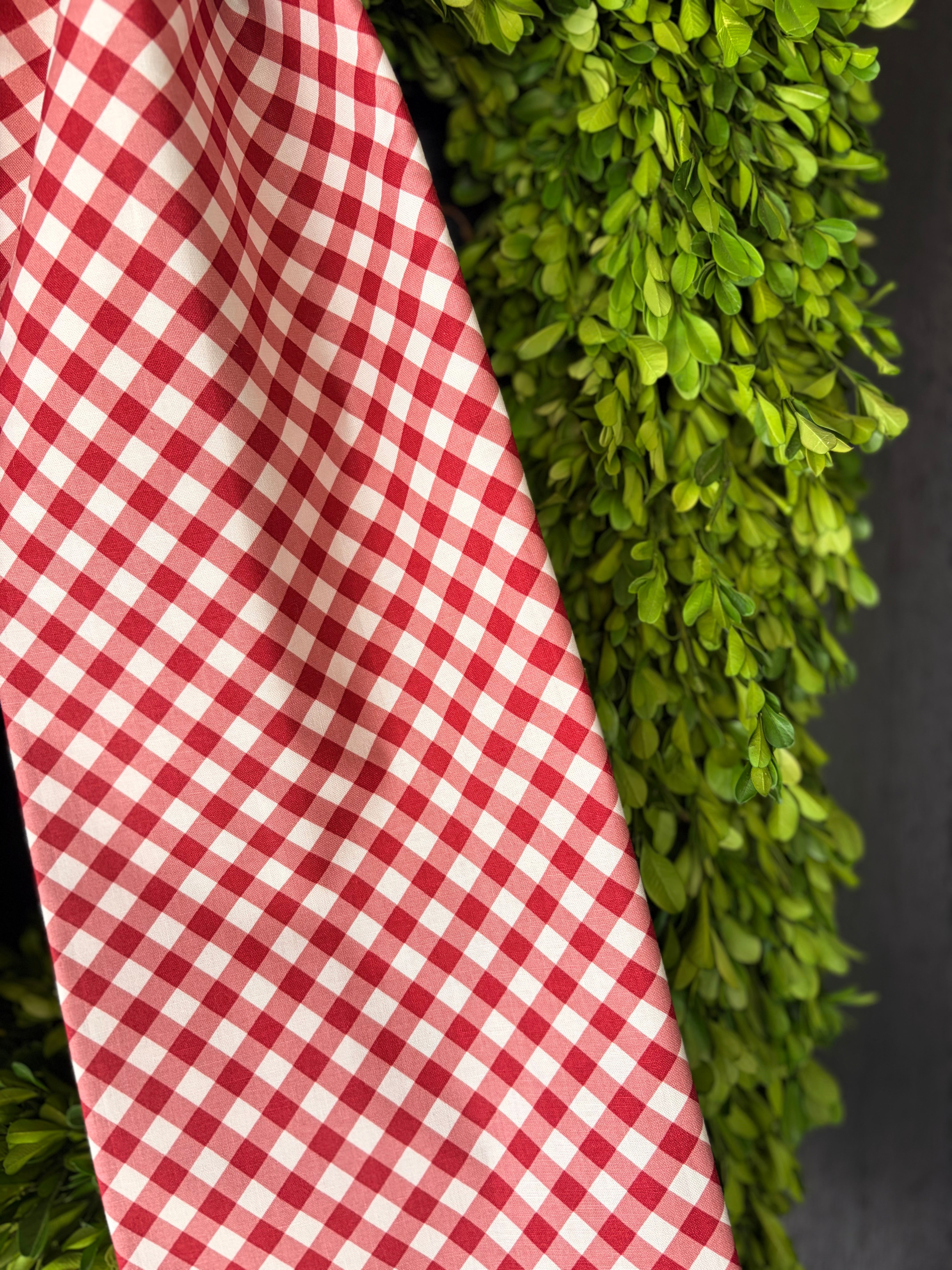 The Noel Gingham Bow