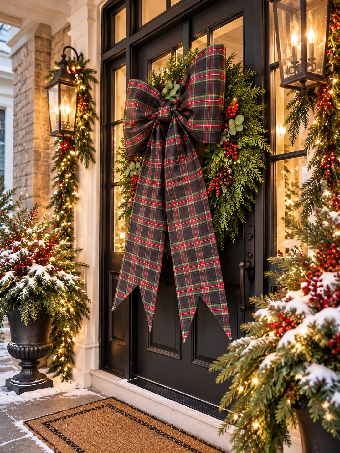 The Grand Fireside Tartan Bow