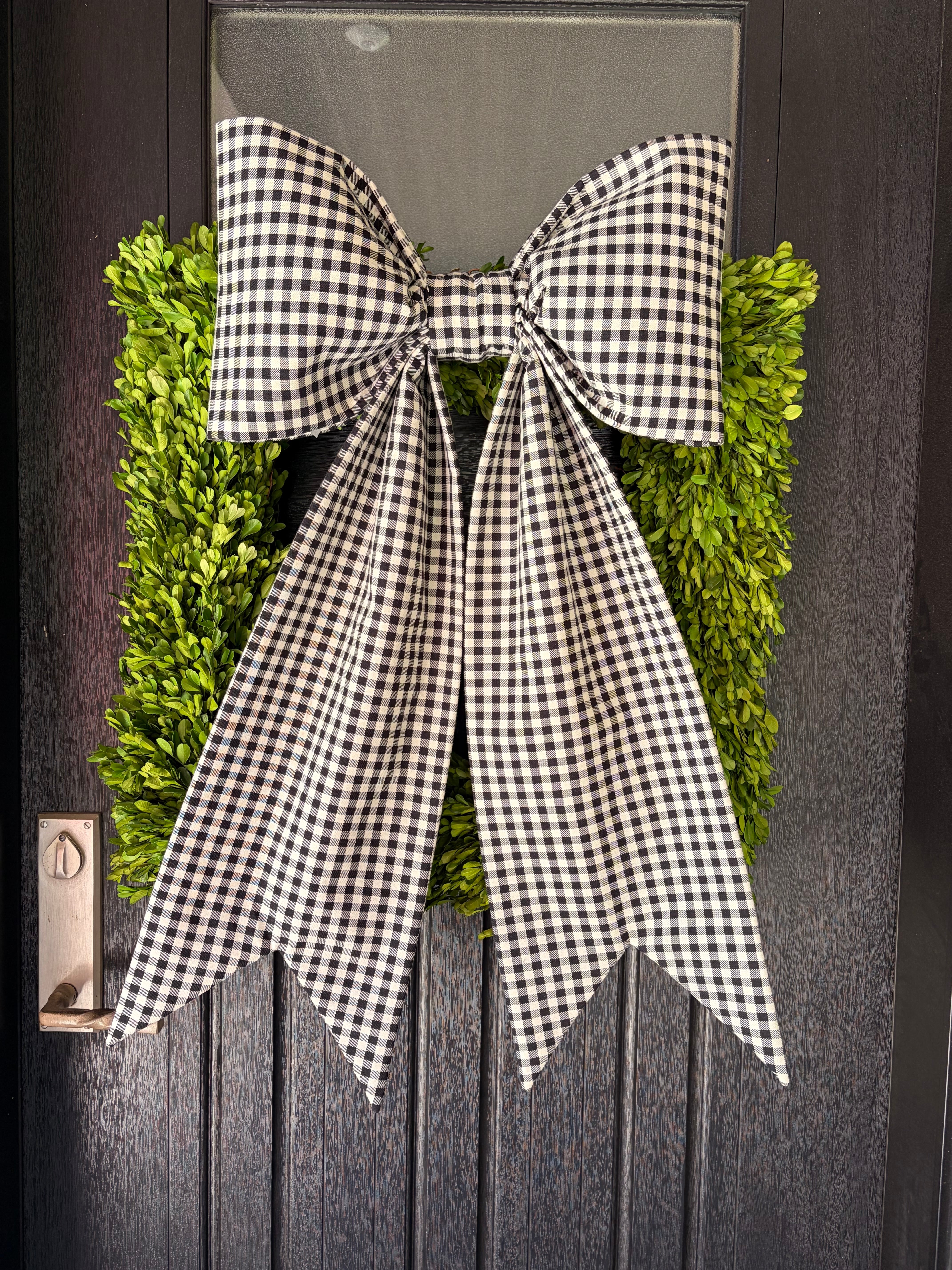 The Maison Noir Gingham Bow
