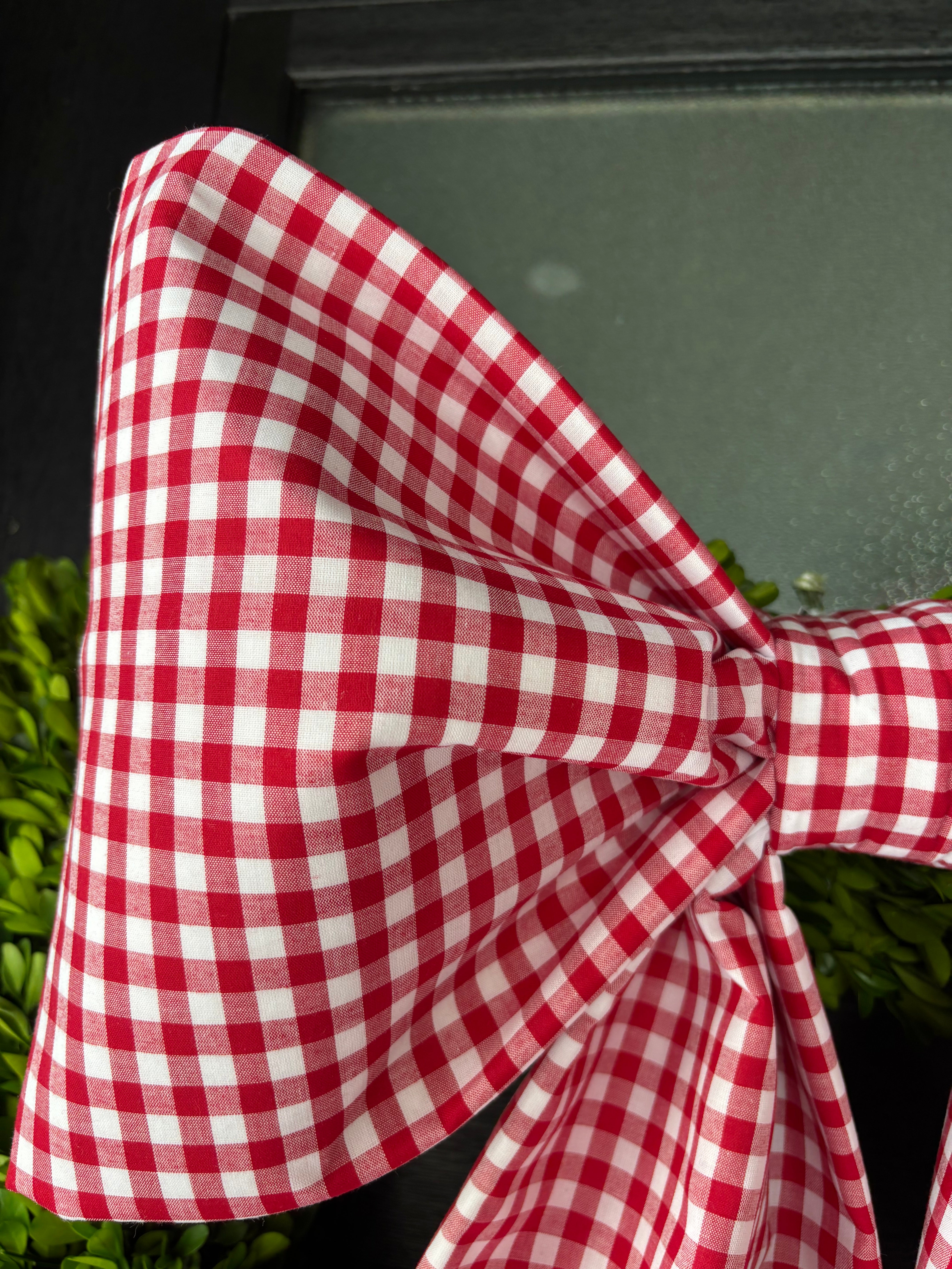 The Signature Red Gingham Bow