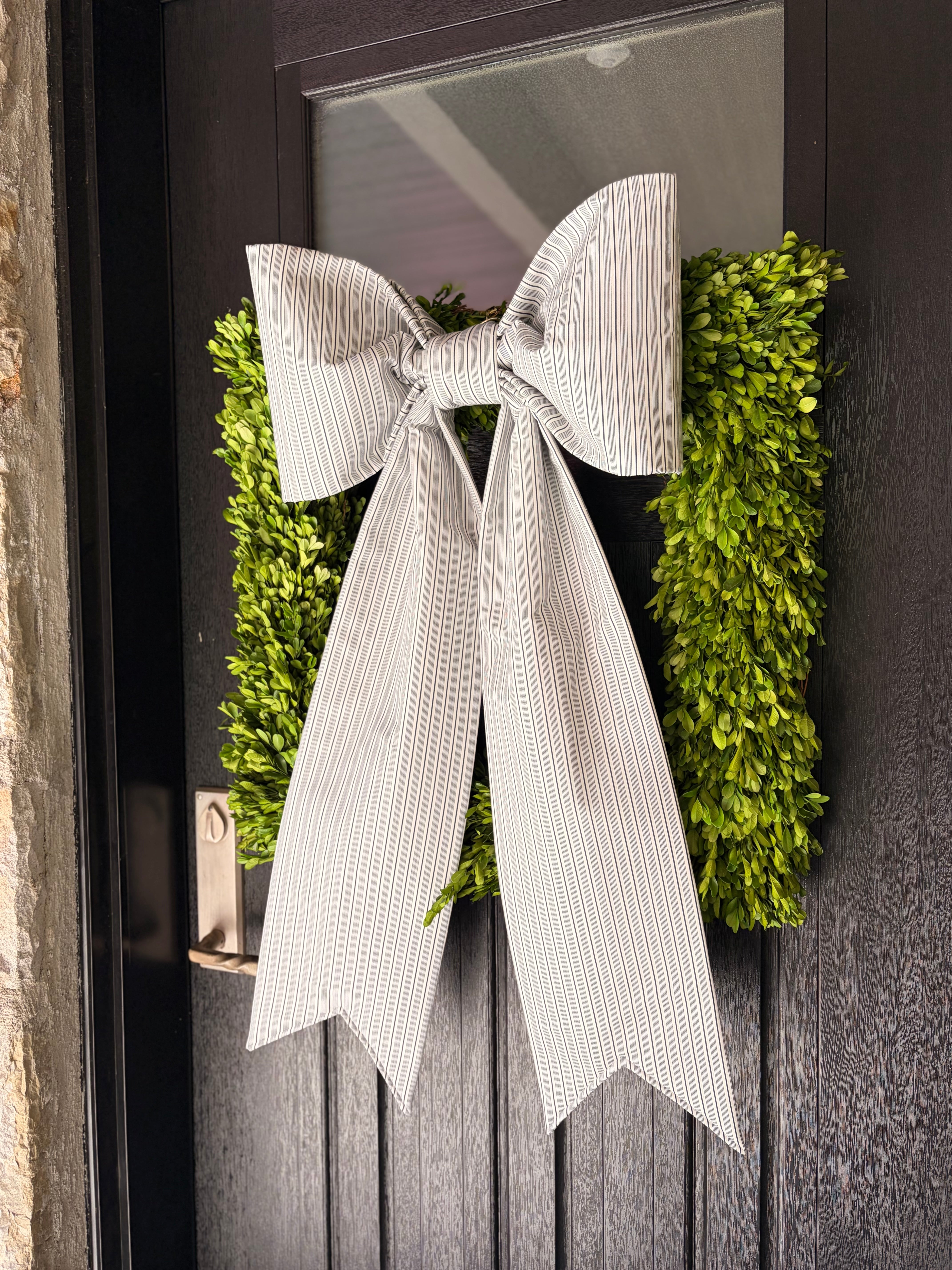 The Timeless Provincial Stripe Bow