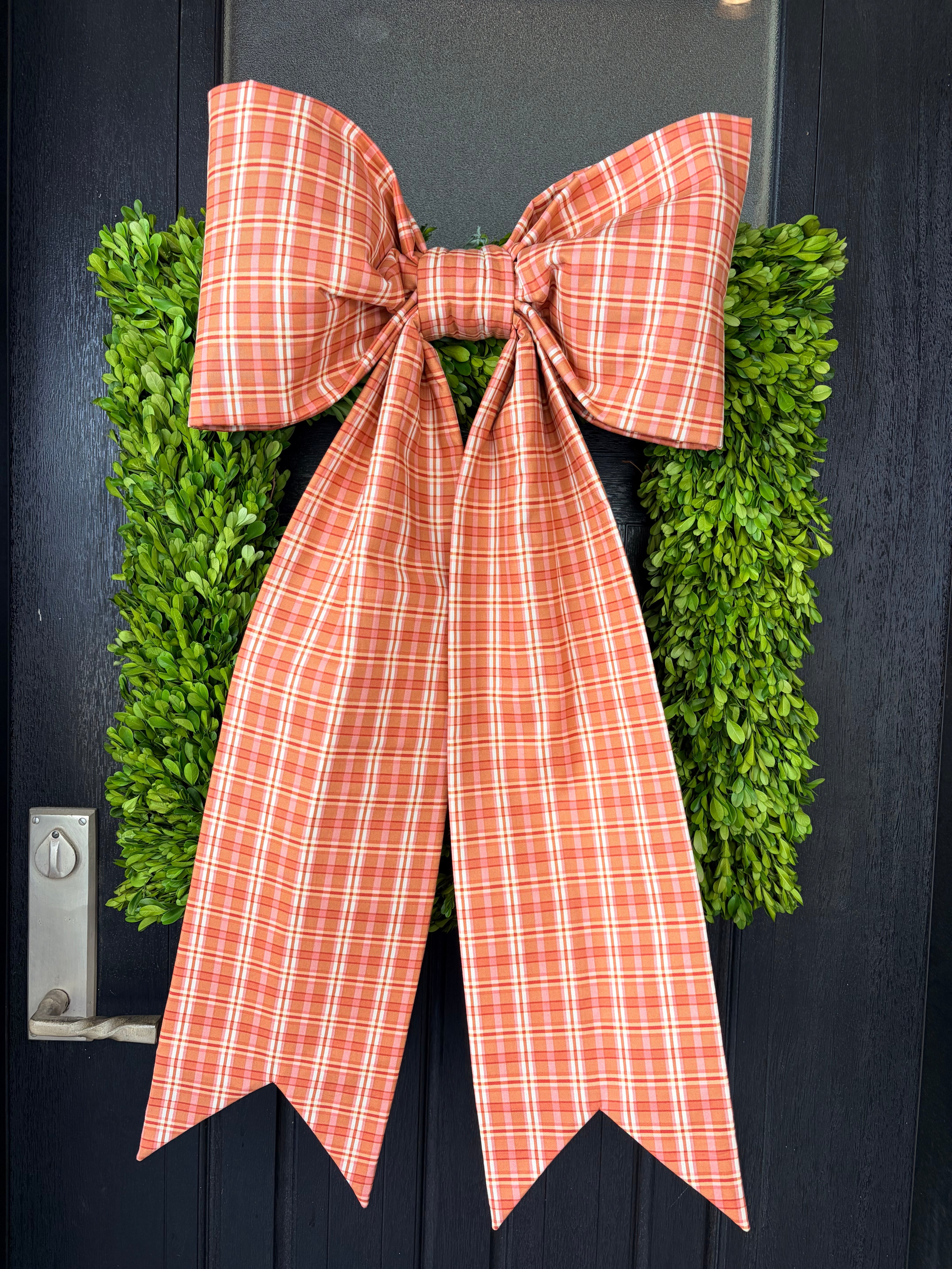 The Spiced Sugar Plaid Bow