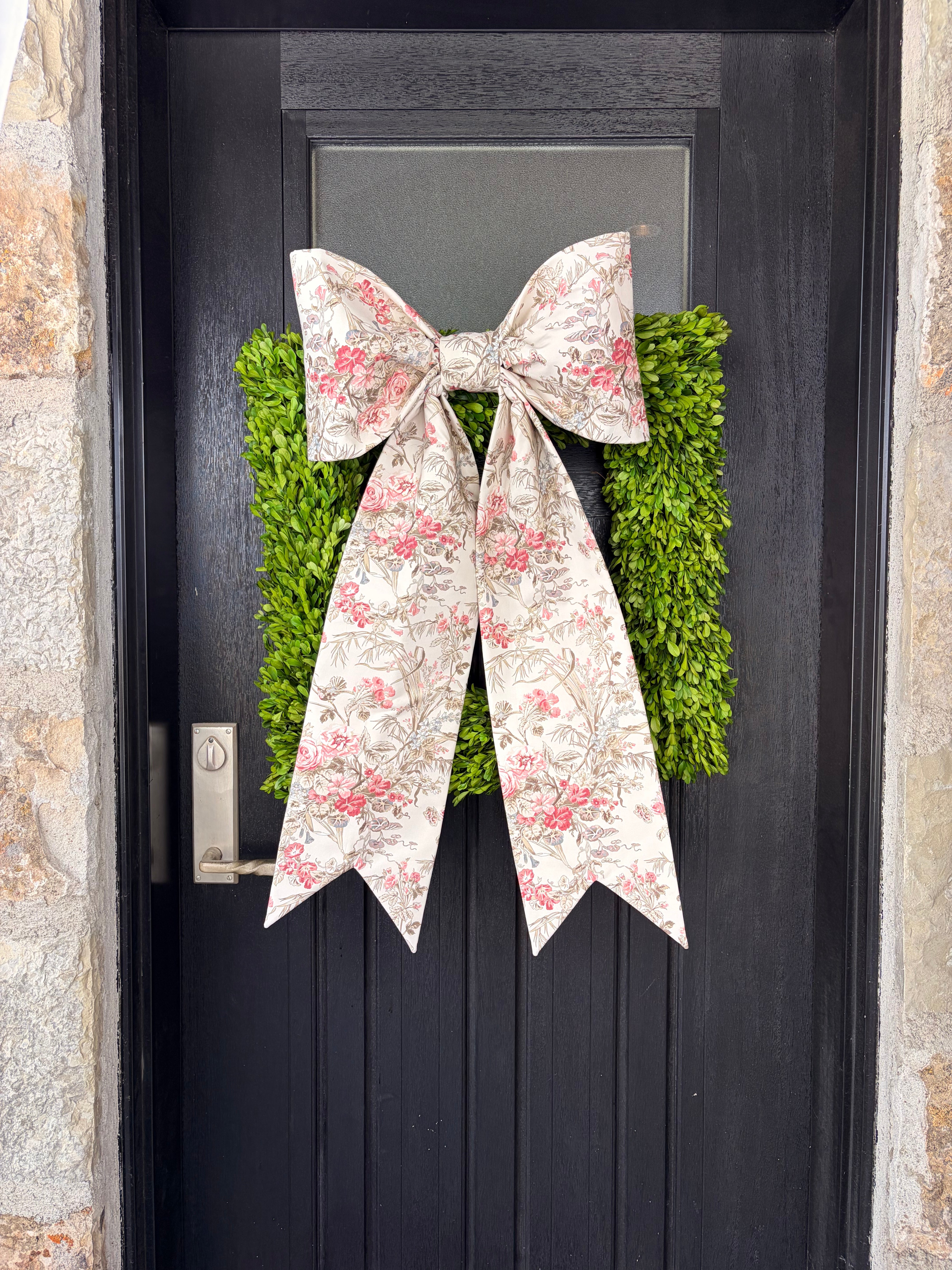 The Blush Botanical Bow