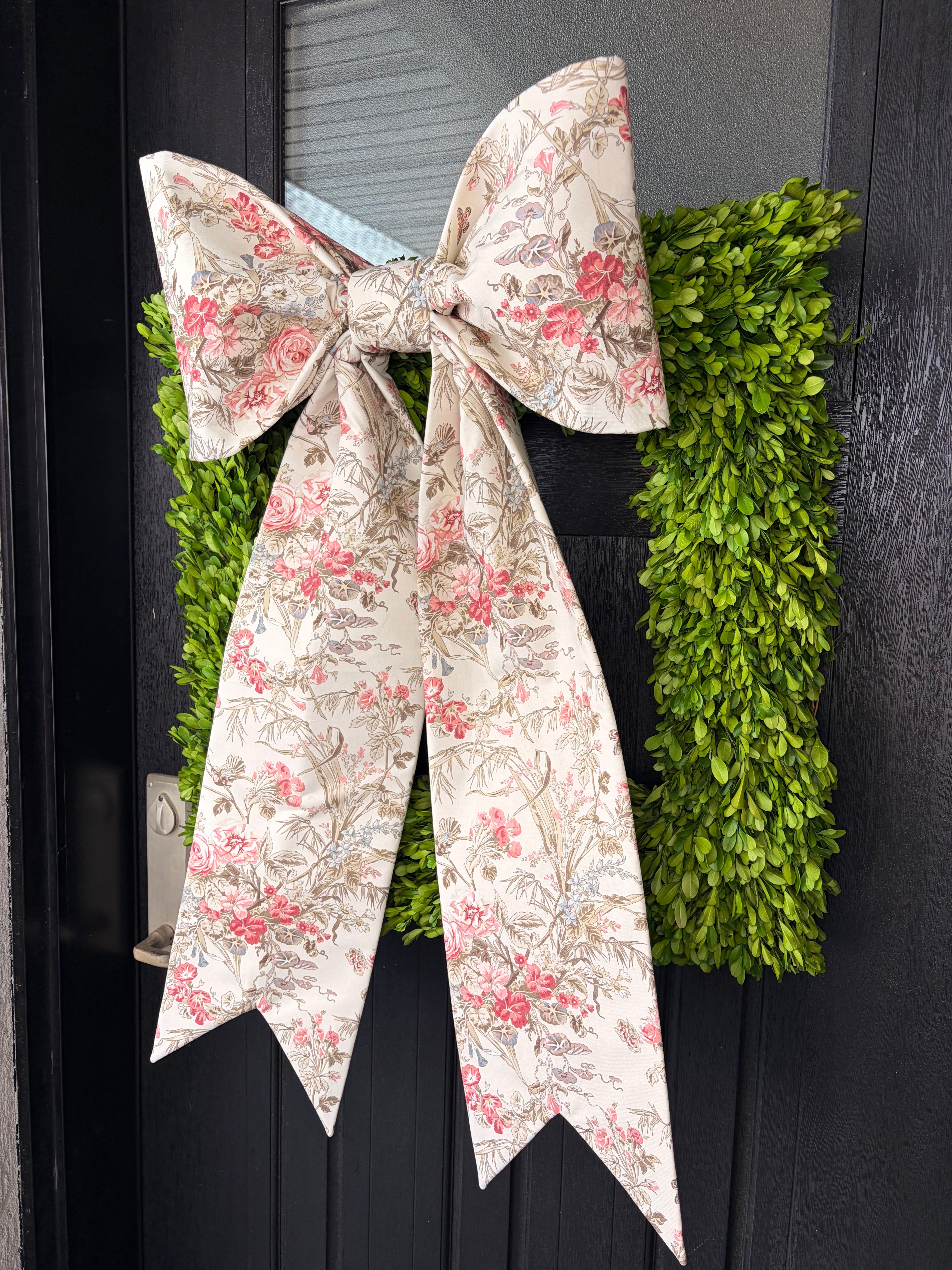 The Blush Botanical Bow