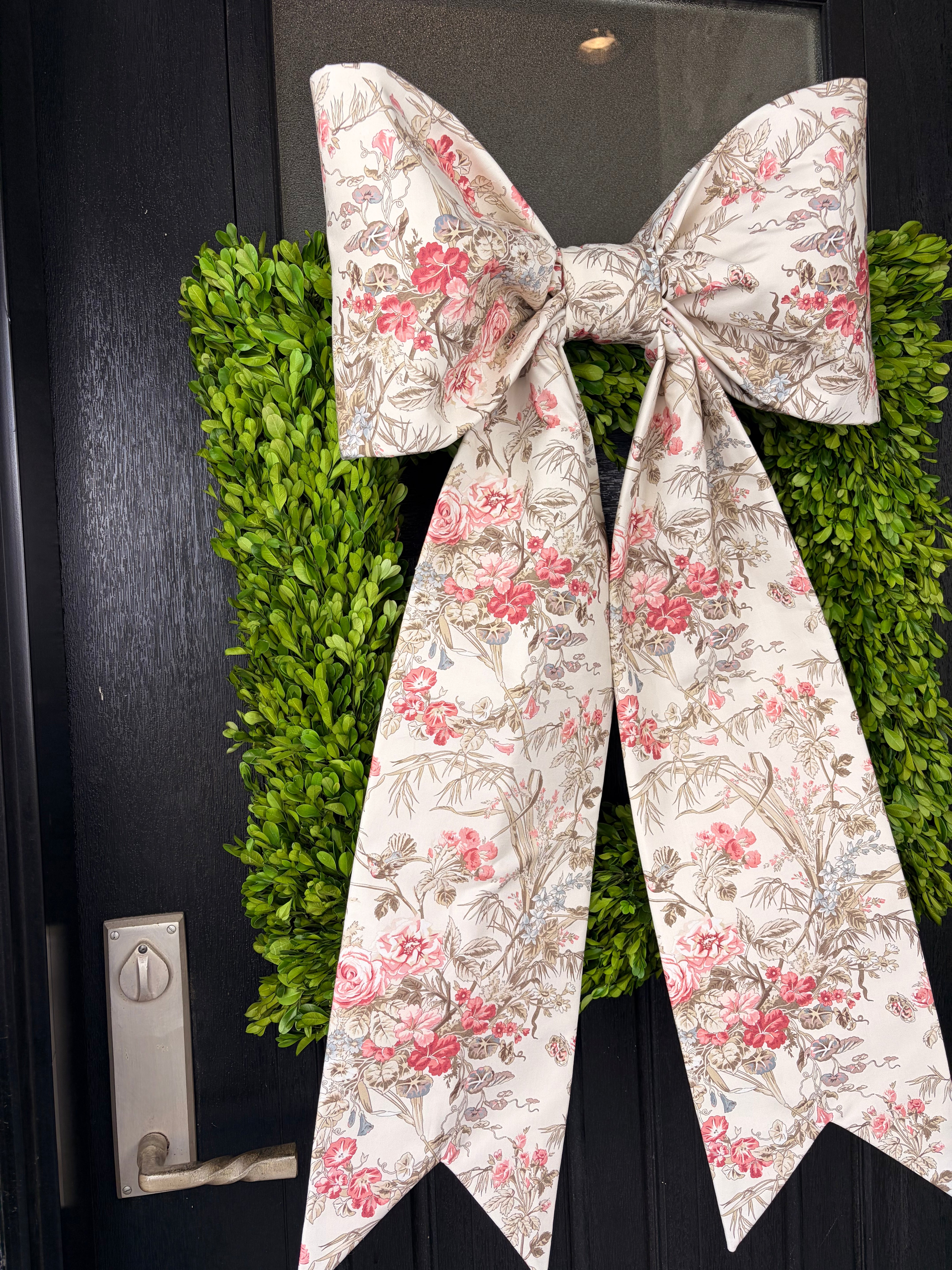 The Blush Botanical Bow