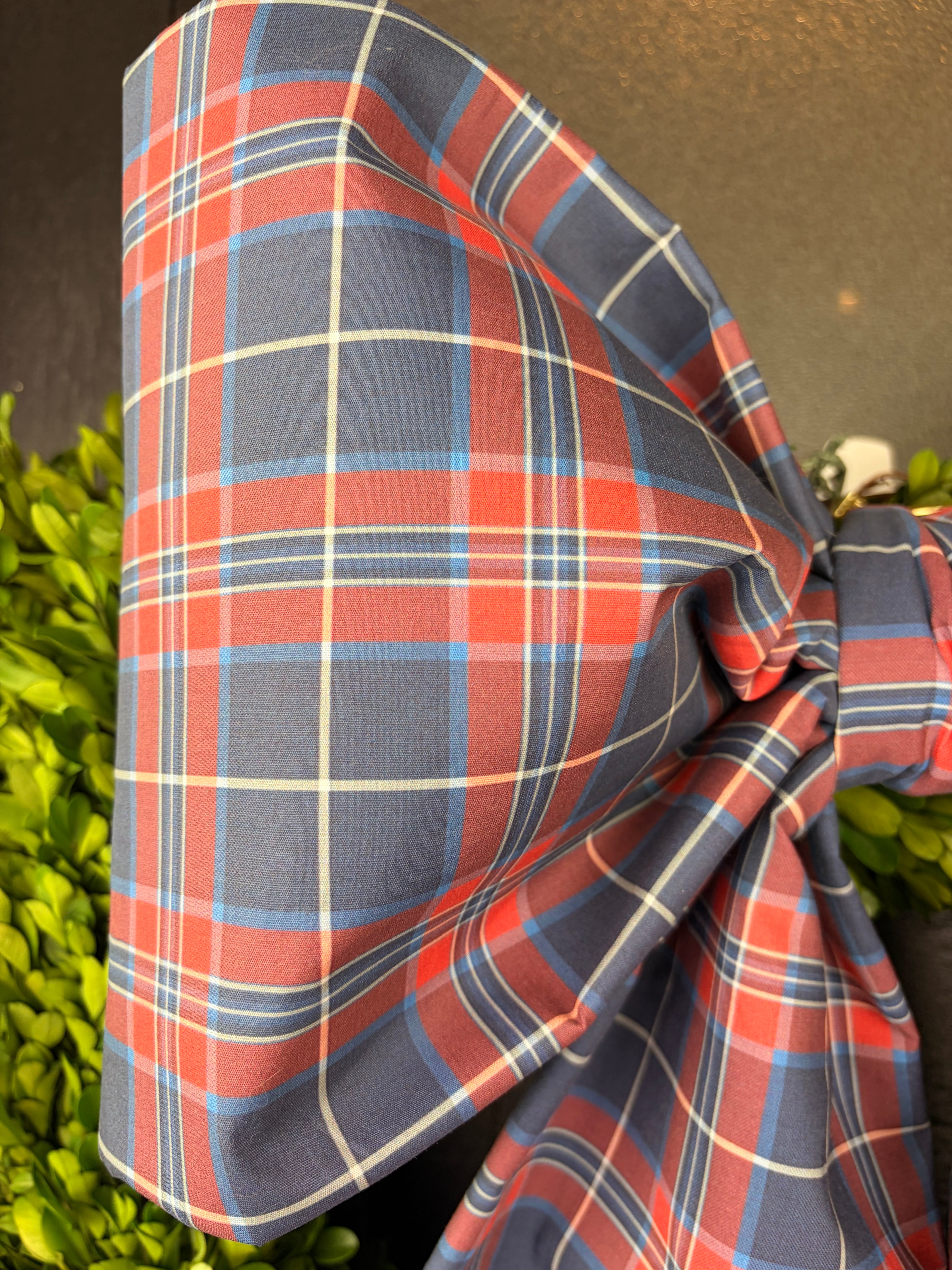 The Colonial Plaid Bow
