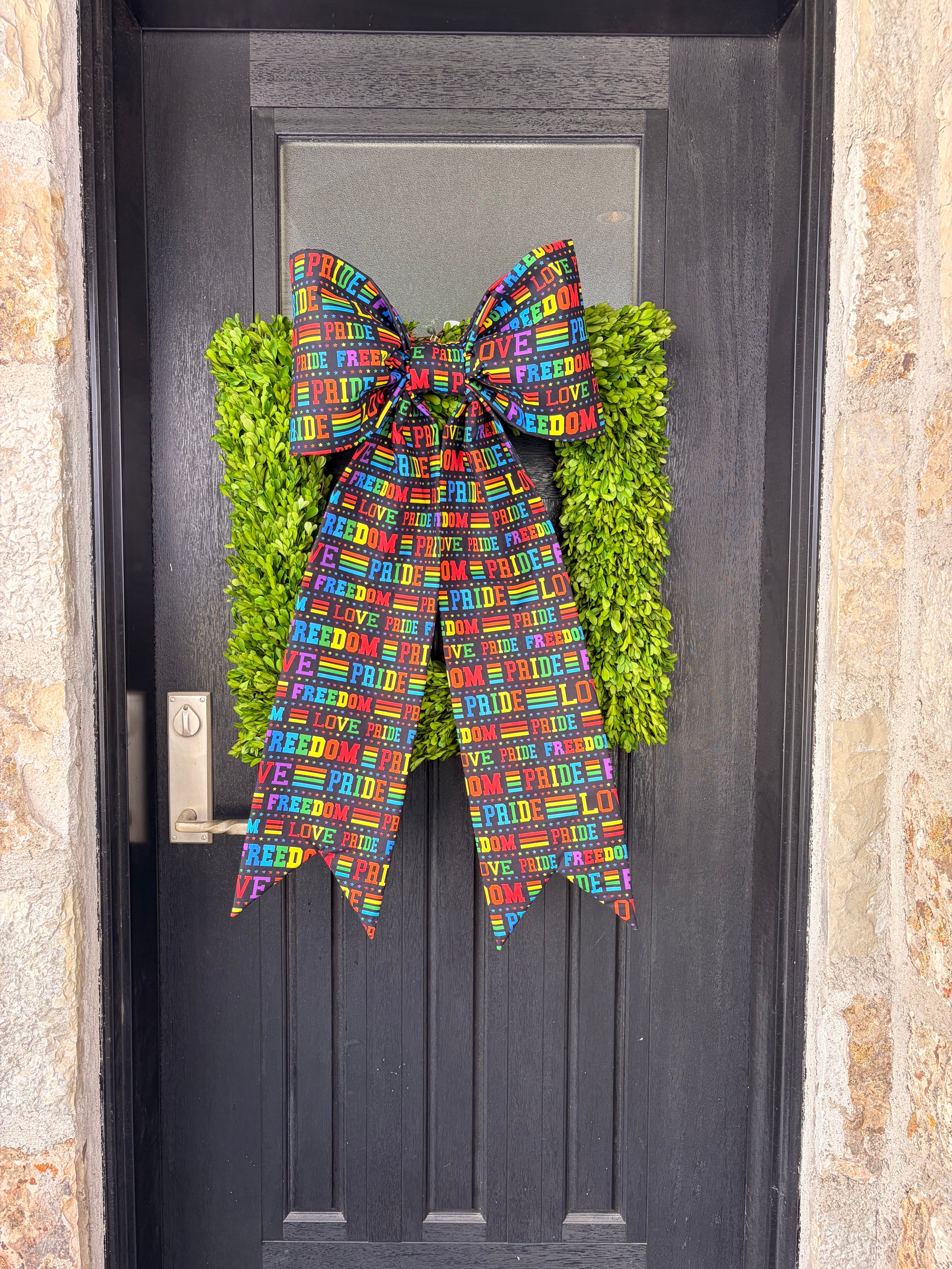 The Pride Typography Bow