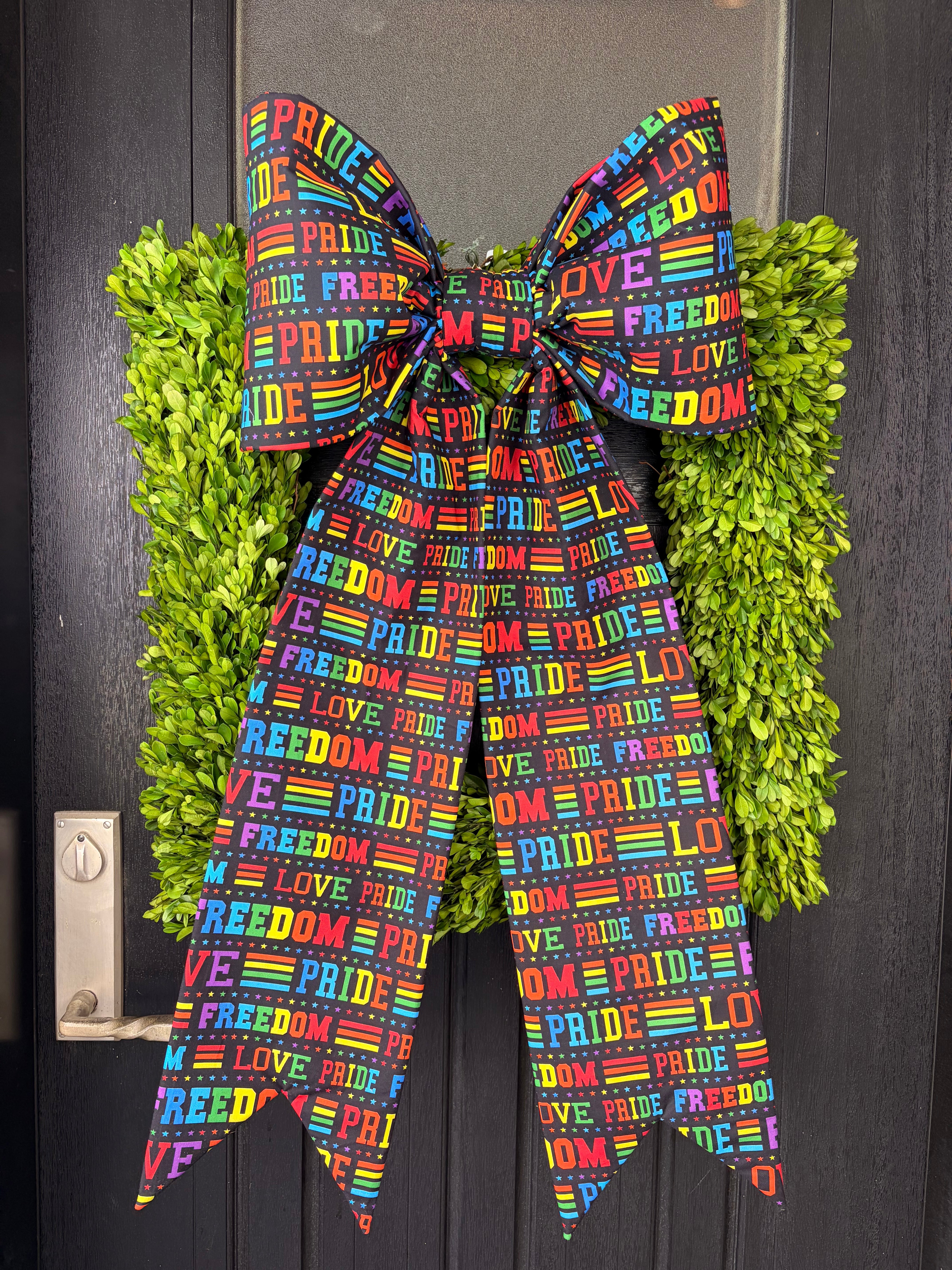 The Pride Typography Bow